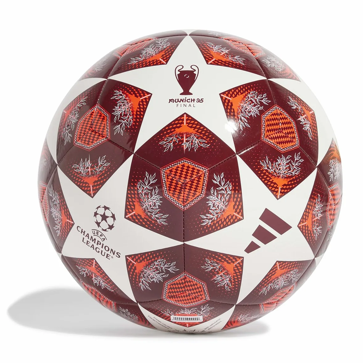adidas UEFA Champions League Club Ball JH1284 Balón de fútbol Rojo Talla 5