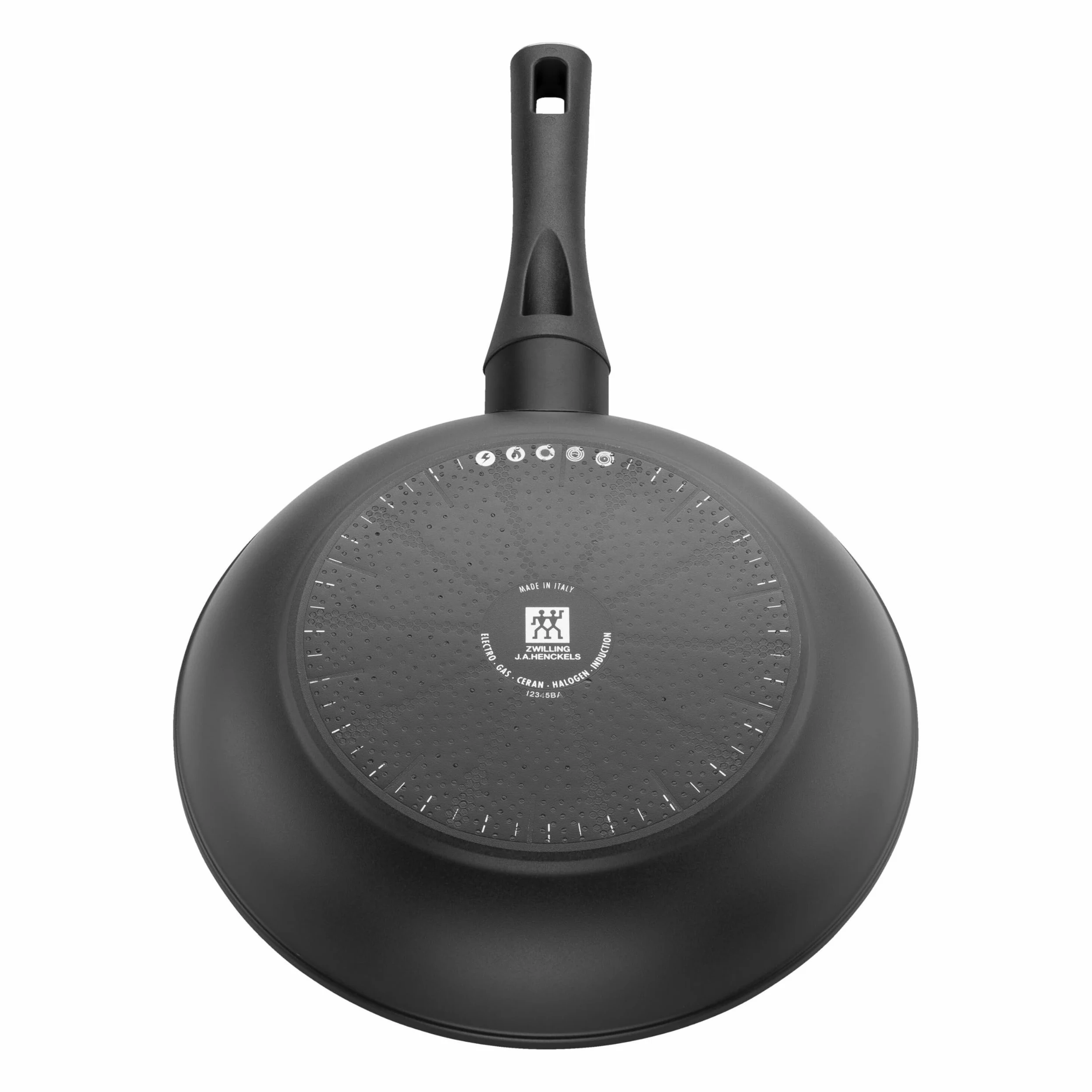 ZWILLING Madura Plus - Sartén (24 cm, aluminio antiadherente, cerámica, resistente a los arañazos, apta para inducción), color negro
