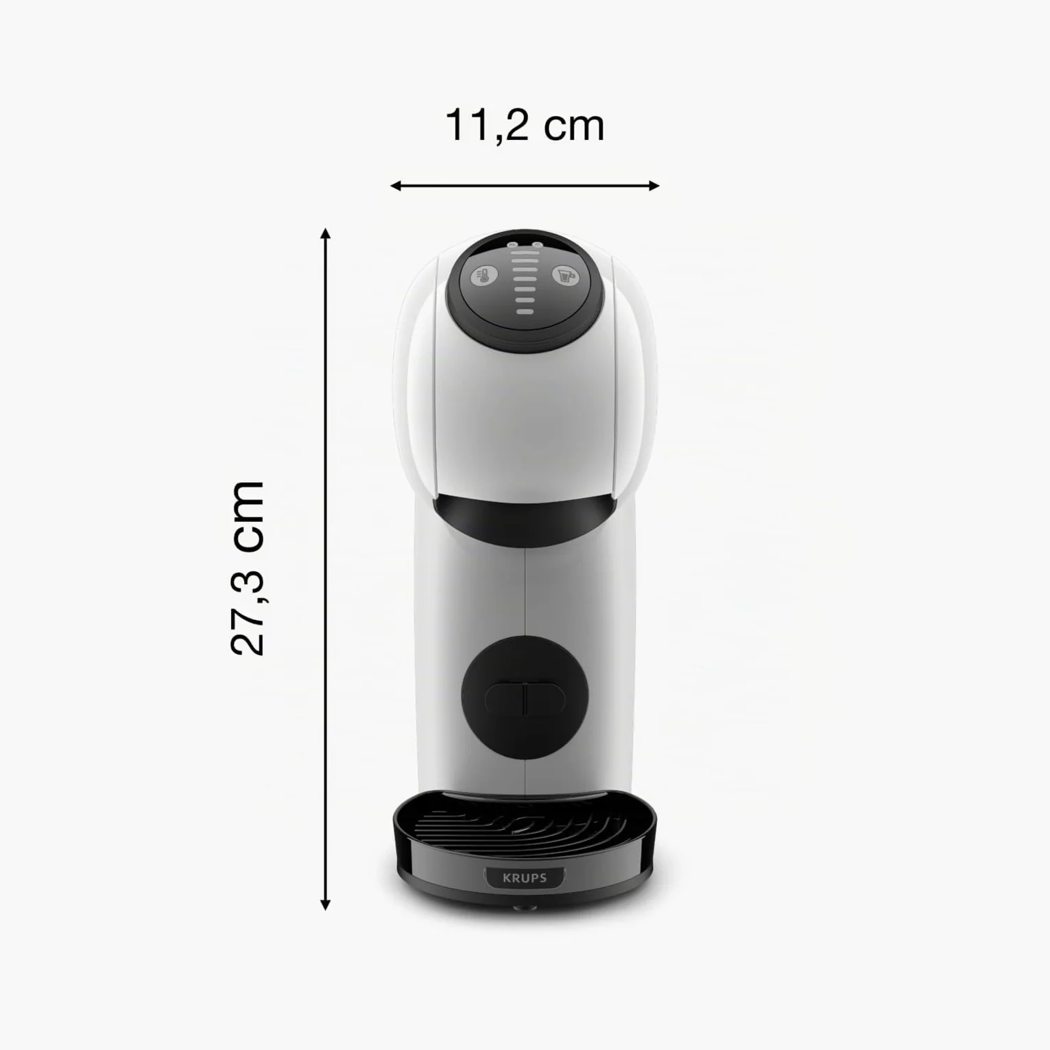 Nescafé Dolce Gusto Krups Genio S KP2431 - Cafetera espresso y otras bebidas en cápsula, automática, color blanco