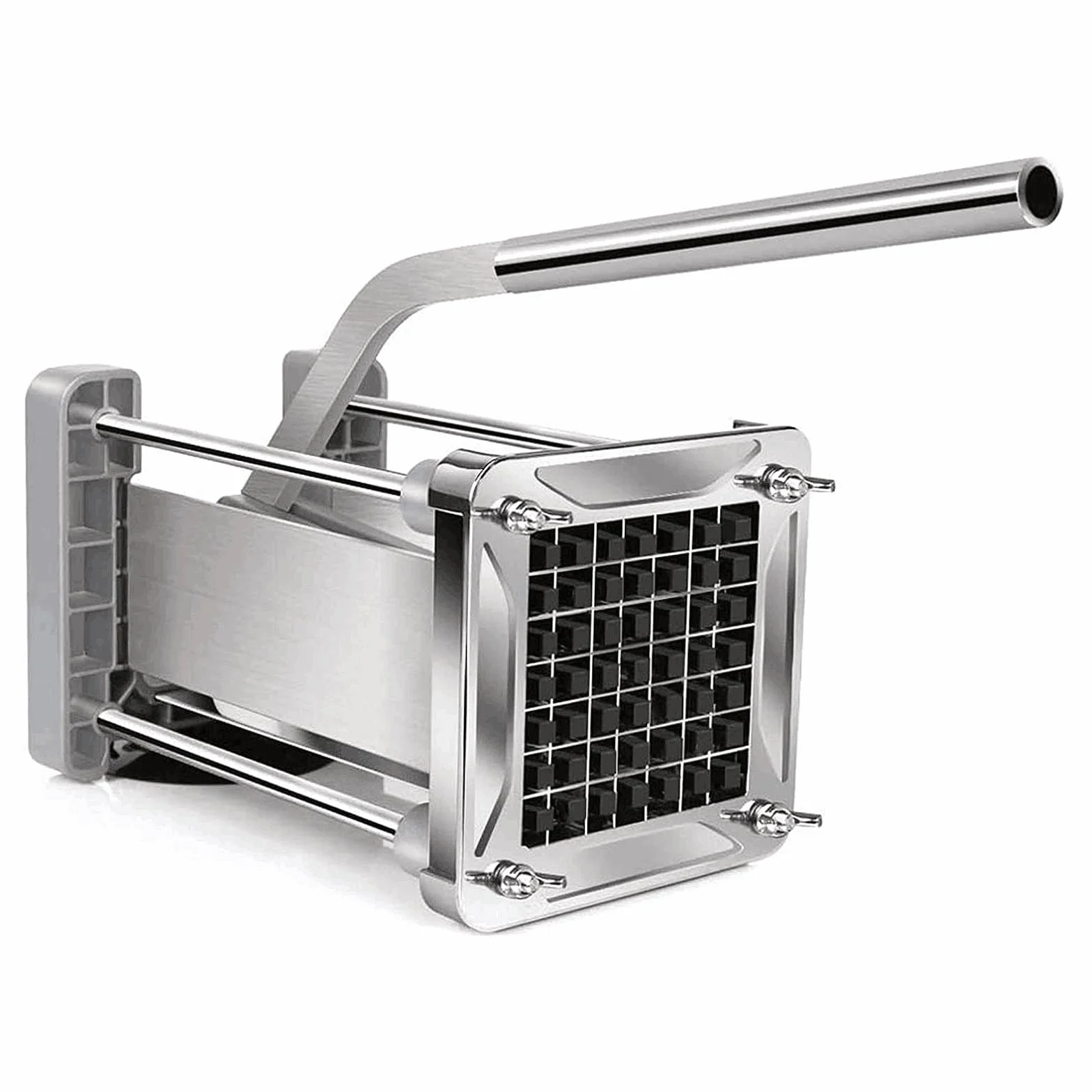 Cortador Patatas Fritas Manual, Sopito Cortador De Patatas Profesional Corta Patata Acero Inoxidable con Cuchillas De 12mm para Uso Doméstico