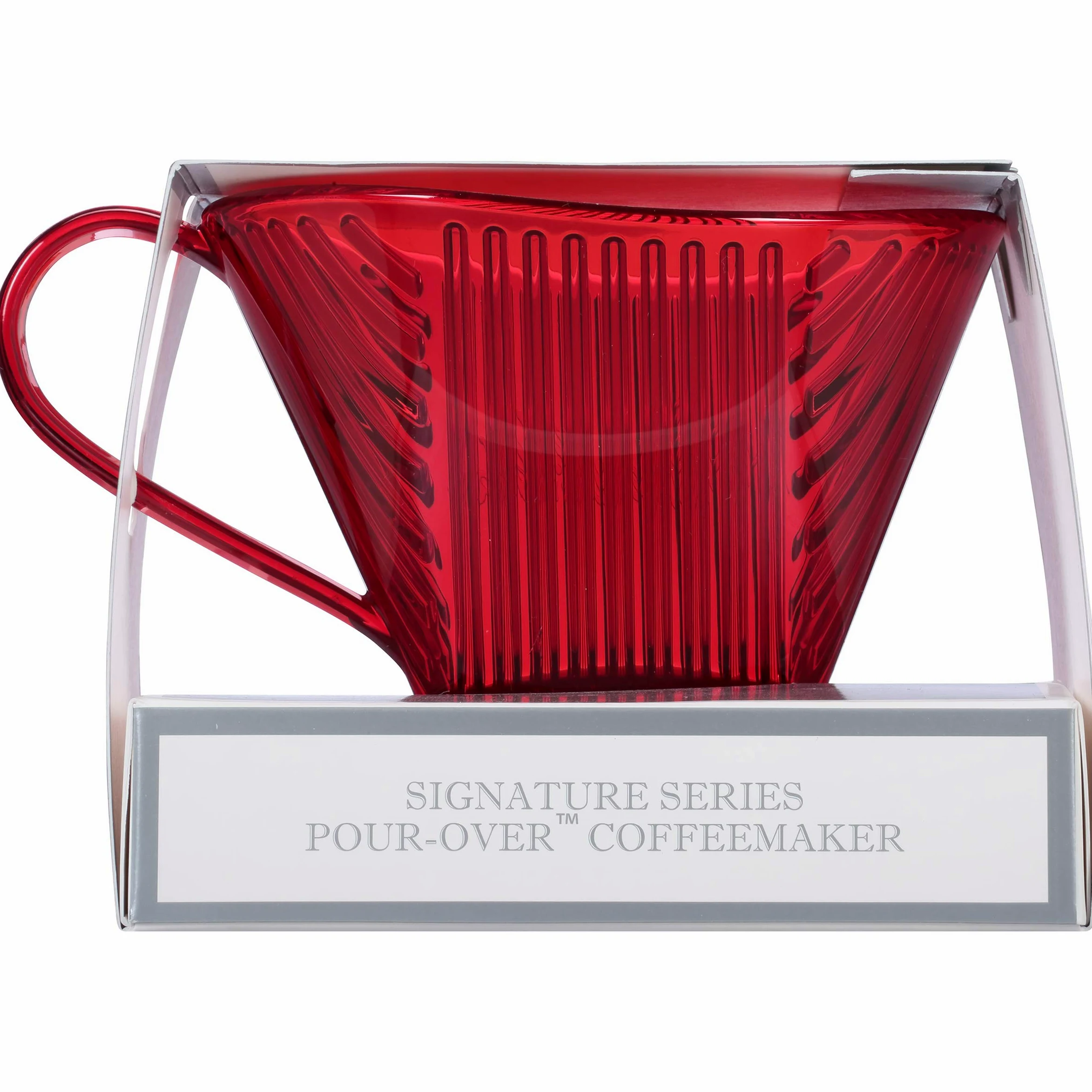 Melitta Signature Series - Cafetera de 1 taza, color rojo Tritan