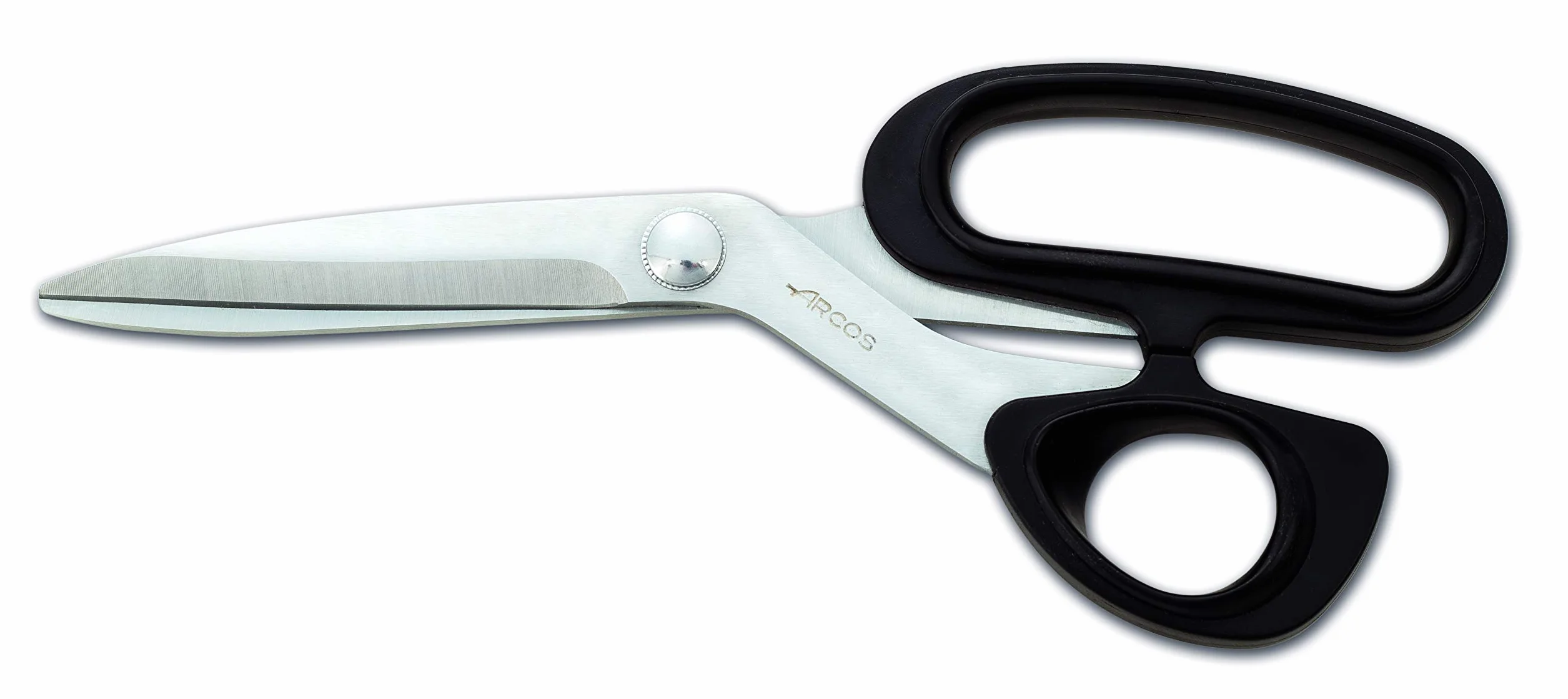 Arcos Serie Prochef - Tijeras de Cocina para zurdos - Hoja de Acero Inoxidable - 210 mm - Mango de Polipropileno Color negro
