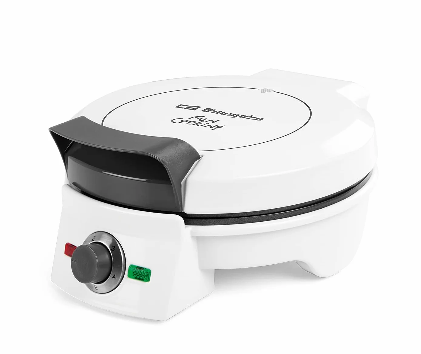 Orbegozo WL 1500 - Gofrera, calentamiento rápido, placas antiadherentes, asa tacto frío, indicadores luminosos, 1000 W