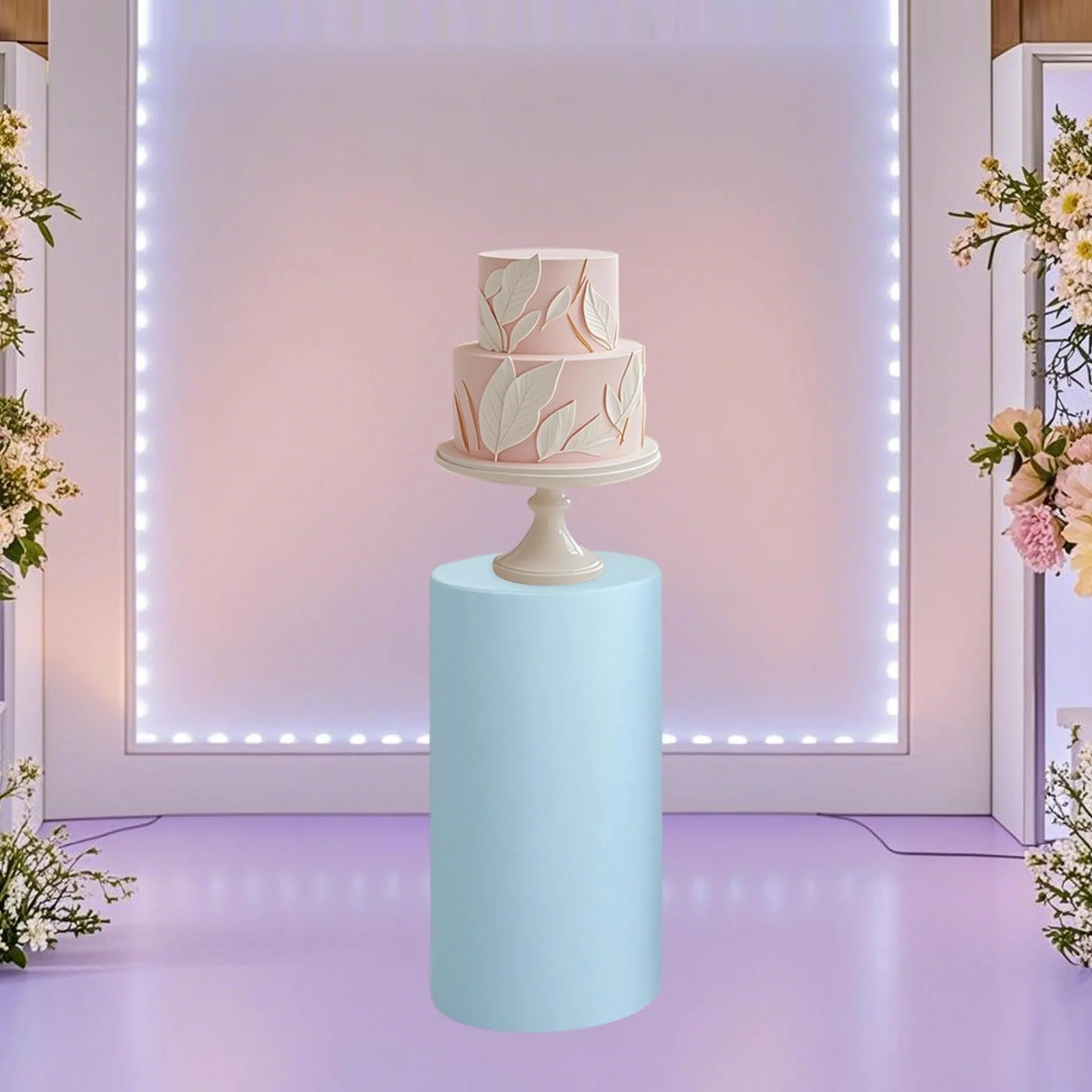 Soporte Cilíndrico para Exhibición de Postres