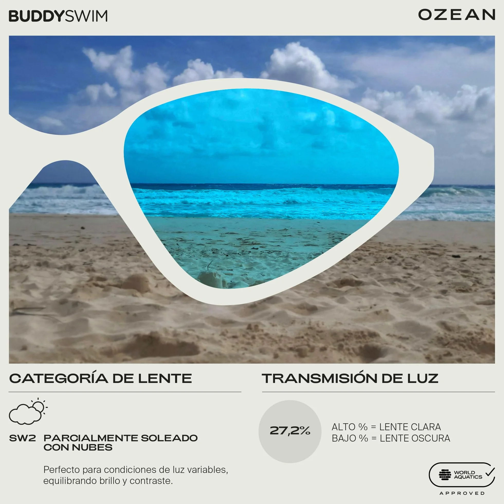 OzeanX Gafas Natacion Hombre Mujer Proteccion UV400 Antivaho Lentes XVISION Panoramicas Ajuste Hidrodinamico