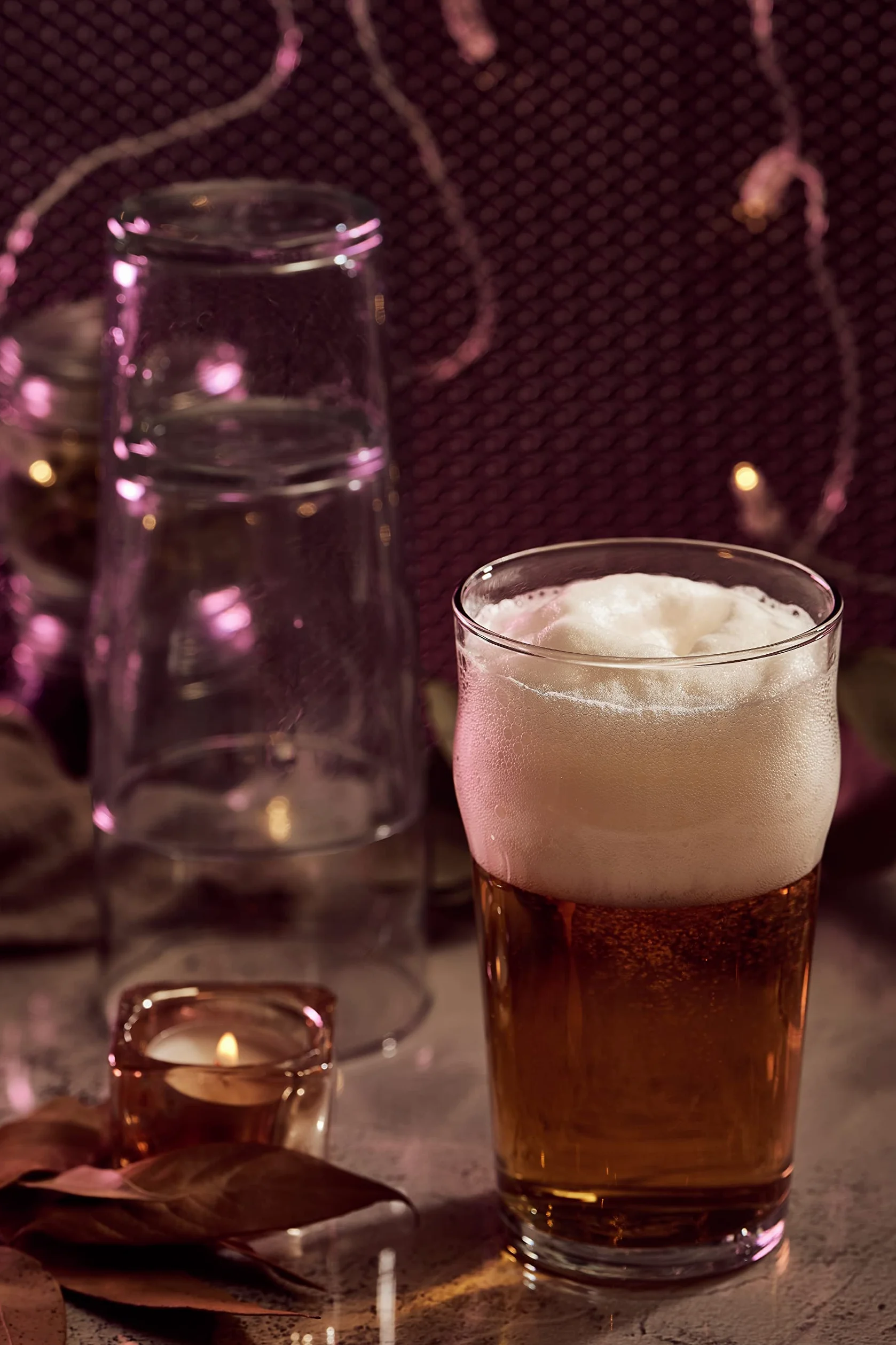 Hostelvia 12 kieliszków do piwa nonic, 56 cl (1 pinta), wytrzymałe szkło hartowane