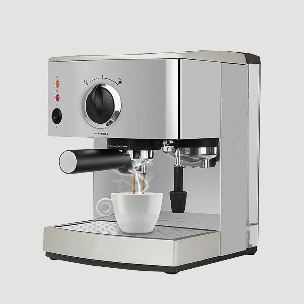 Cafetera Cafetera Espresso 15 Bar,Capuccino,Espuma De Leche,920W,Capacidad 1.5L Bandeja De Goteo Extraíble Boquilla De Vapor Compatible con Preparación De Bebidas Interesting