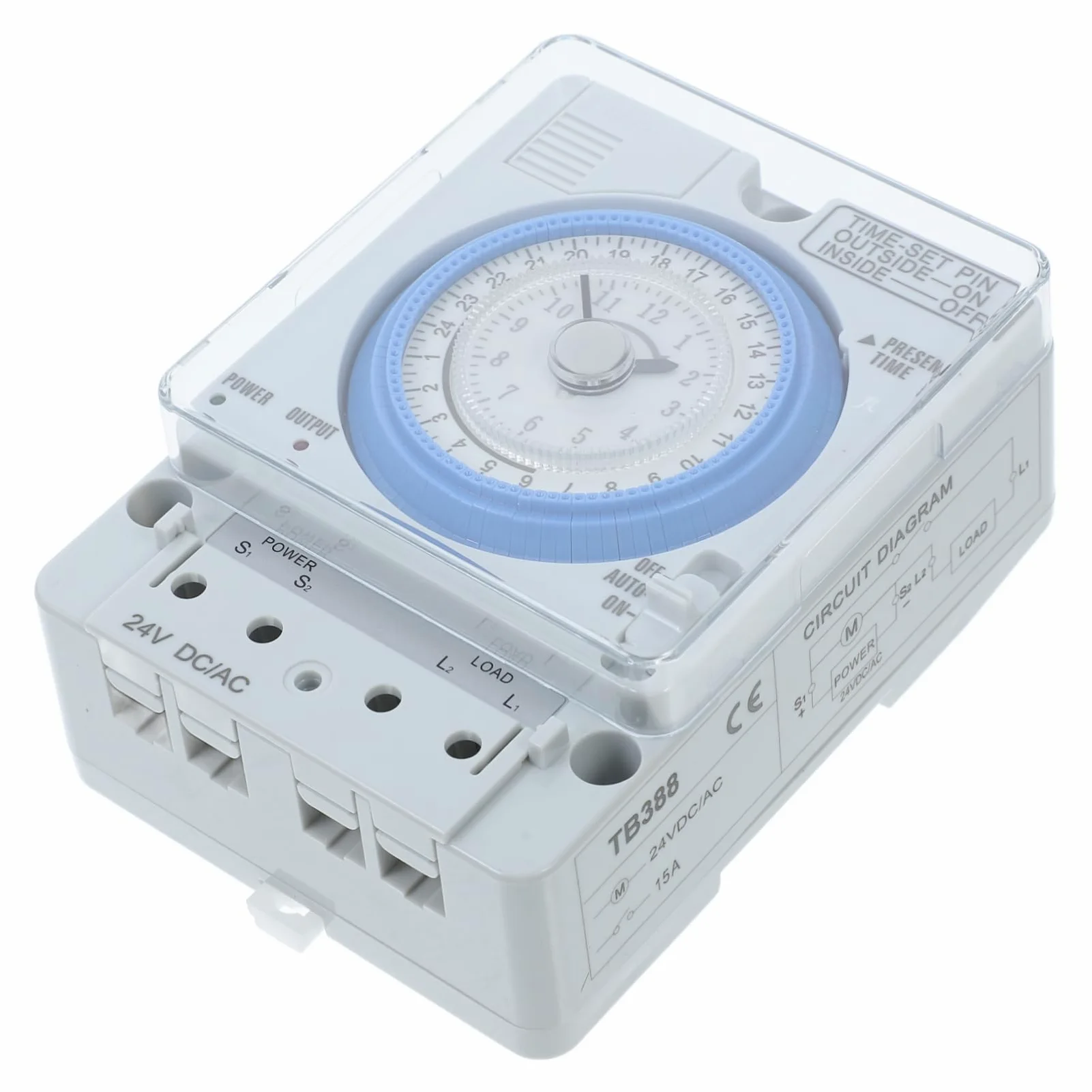 Temporizador Mecánico de Cocina Blanco Pc, Cuenta Regresiva Analógica | Uso Sencillo y Portátil, Diseño Simple, para Hornear y Preparar Pancakes Estilo Aleatorio