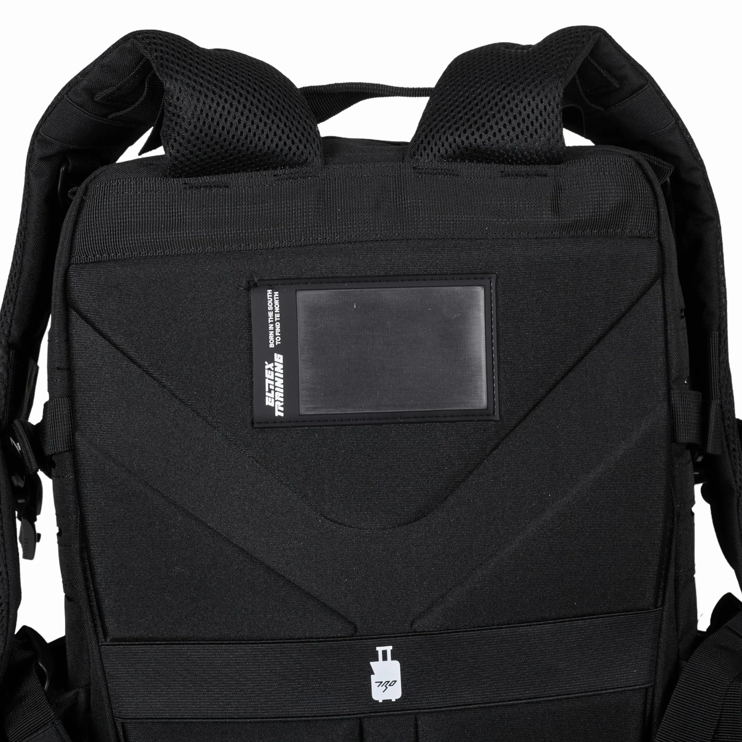 ELITEX TRAINING Mochila Táctica 45L V2 Repelente al Agua Oxford 1000D Cremallera Impermeable Negro