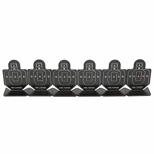 ACEXIER 6pcs AB Brave Warrior Shooting Metal Targets Set Outdoor Airsoft Tactical Practice