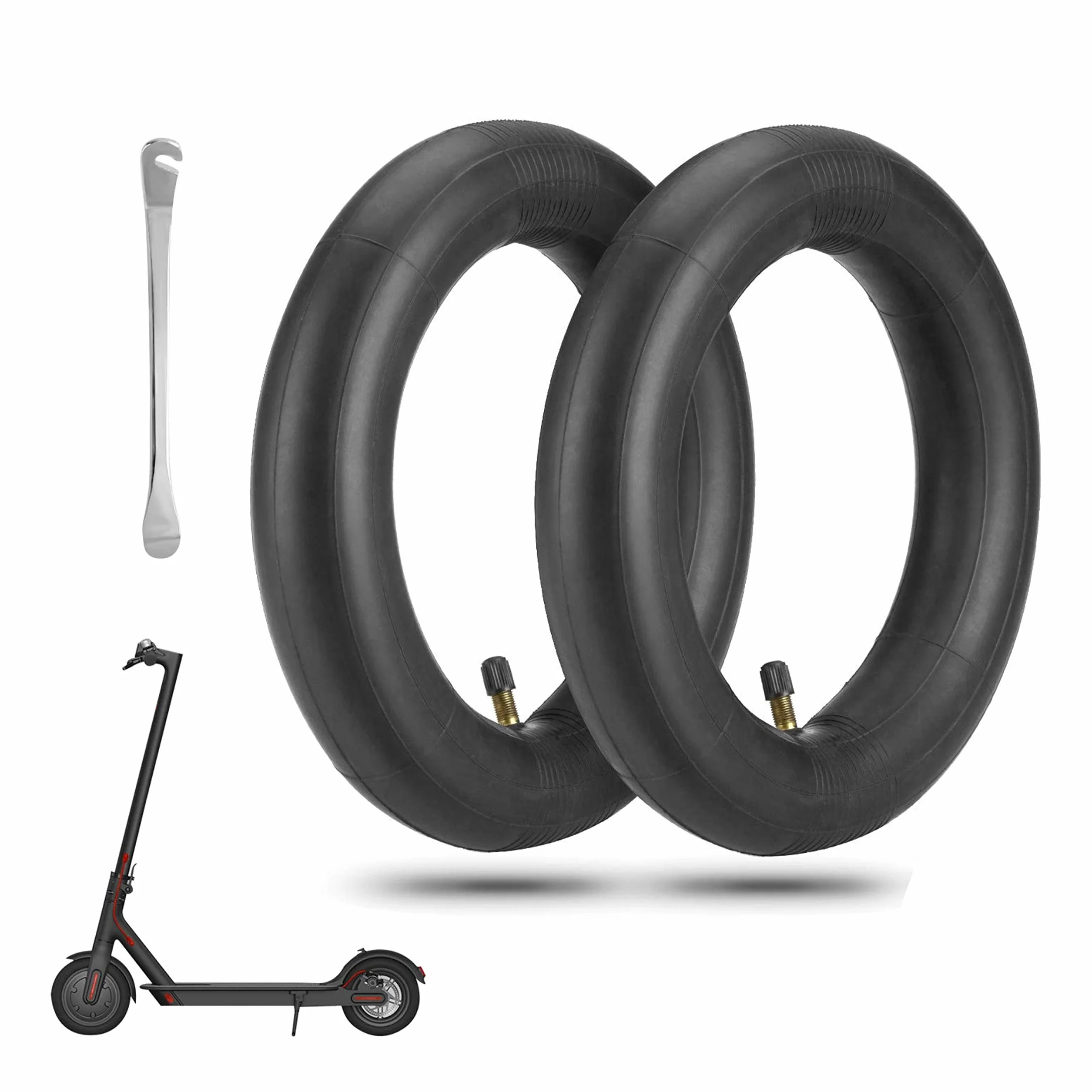 Cámaras de Aire 10x2 Pulgadas Compatible para Scooter Eléctrico Xiaomi 1S M365 Pro Pro2