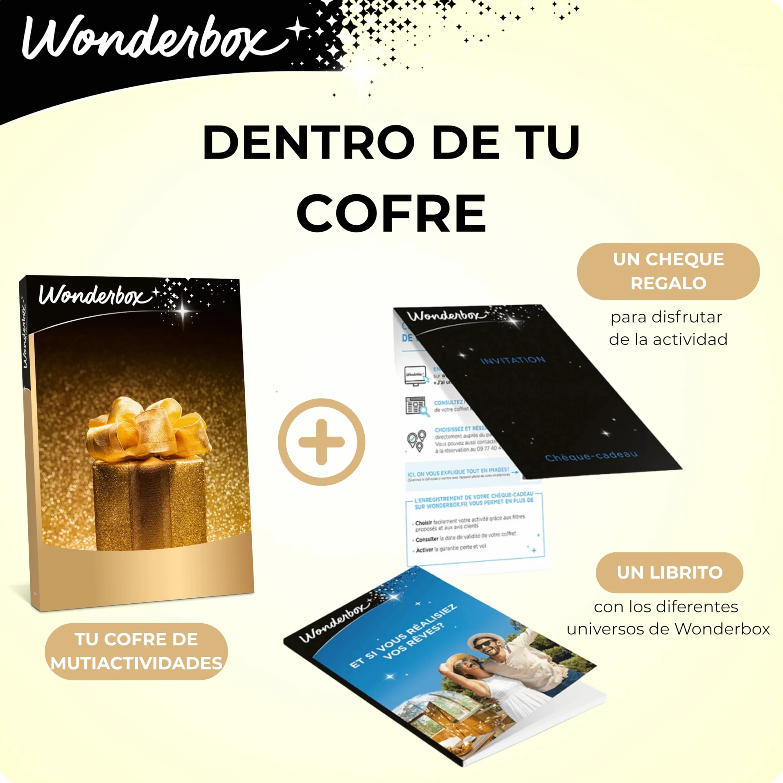 WONDERBOX - Caja Regalo - Feliz Cumpleaños - 2000 Experiencias para 1 o 2 Personas - Esntancias con Encanto
