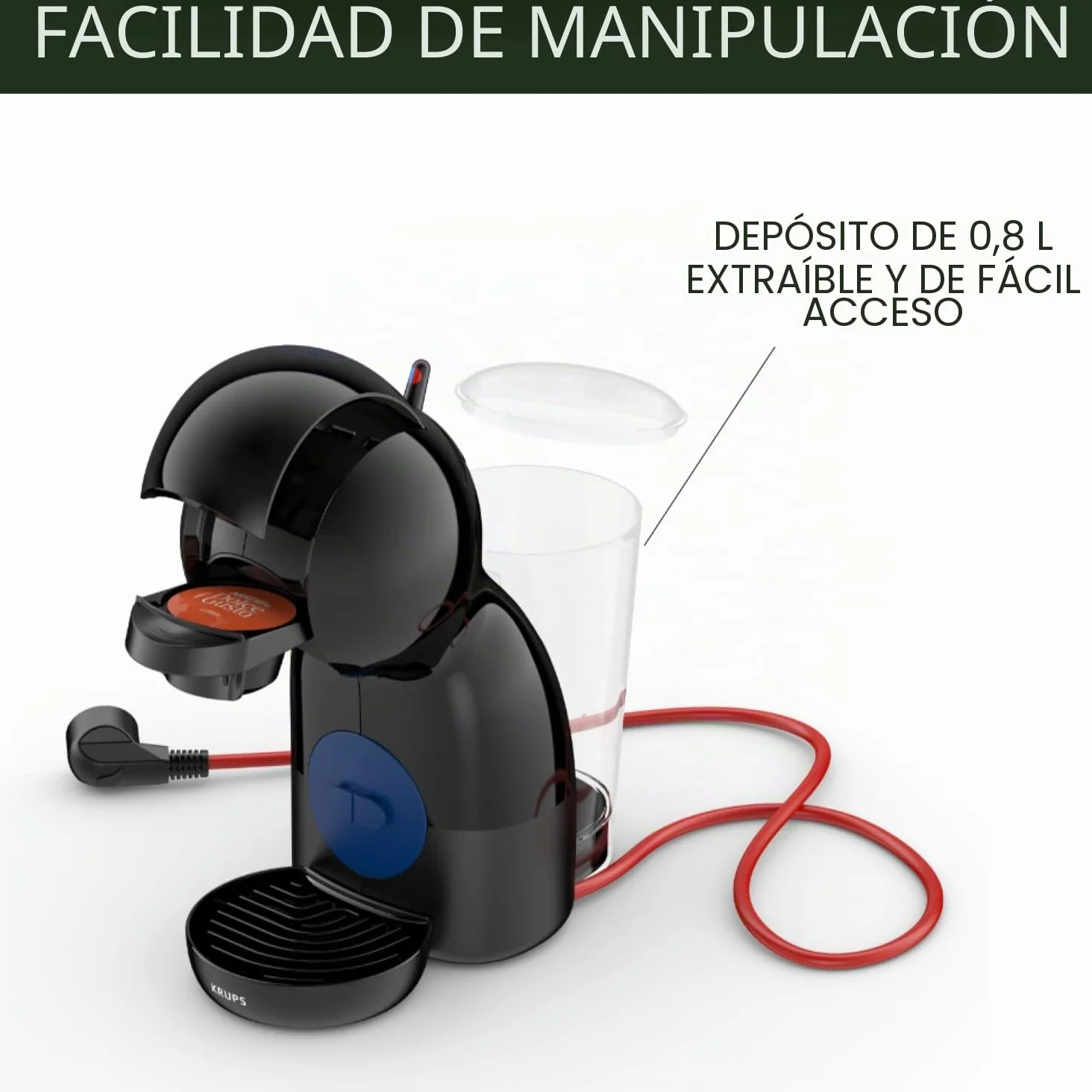 Krups Nescafé Dolce Gusto Piccolo Xs Noir