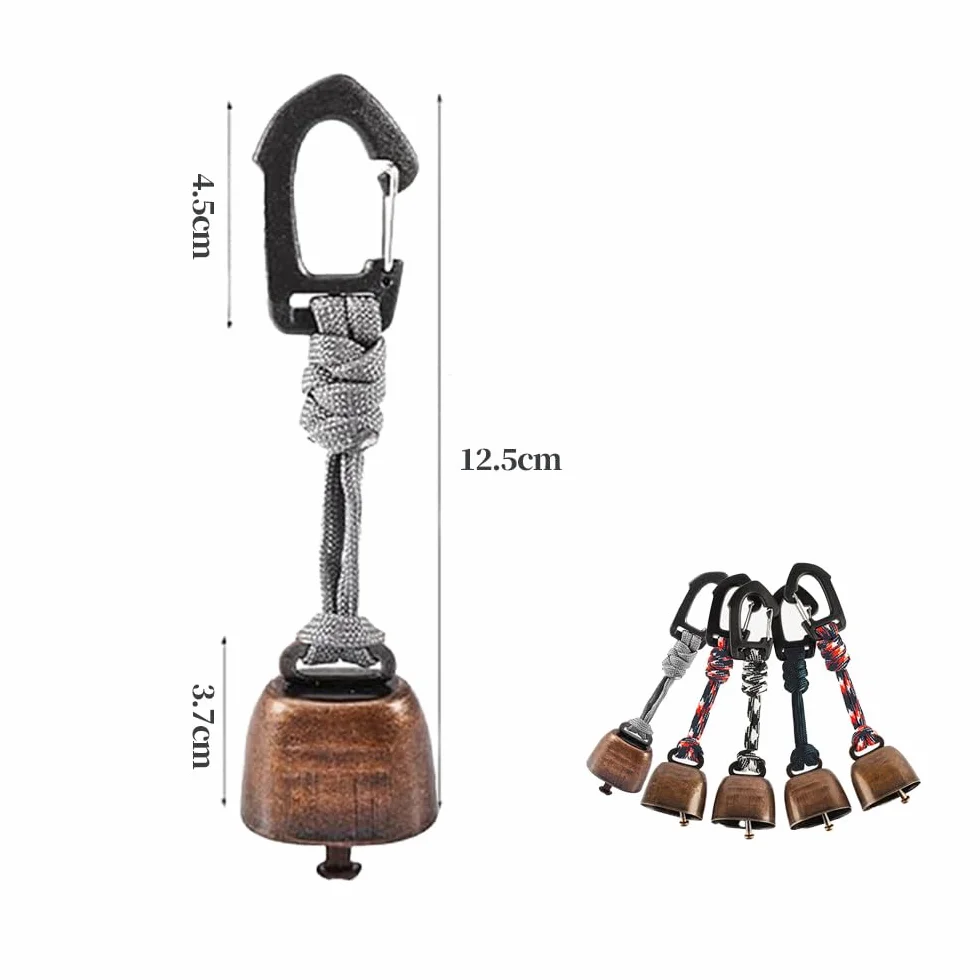 Campanas antipérdidas oso 5 unidades camping senderismo