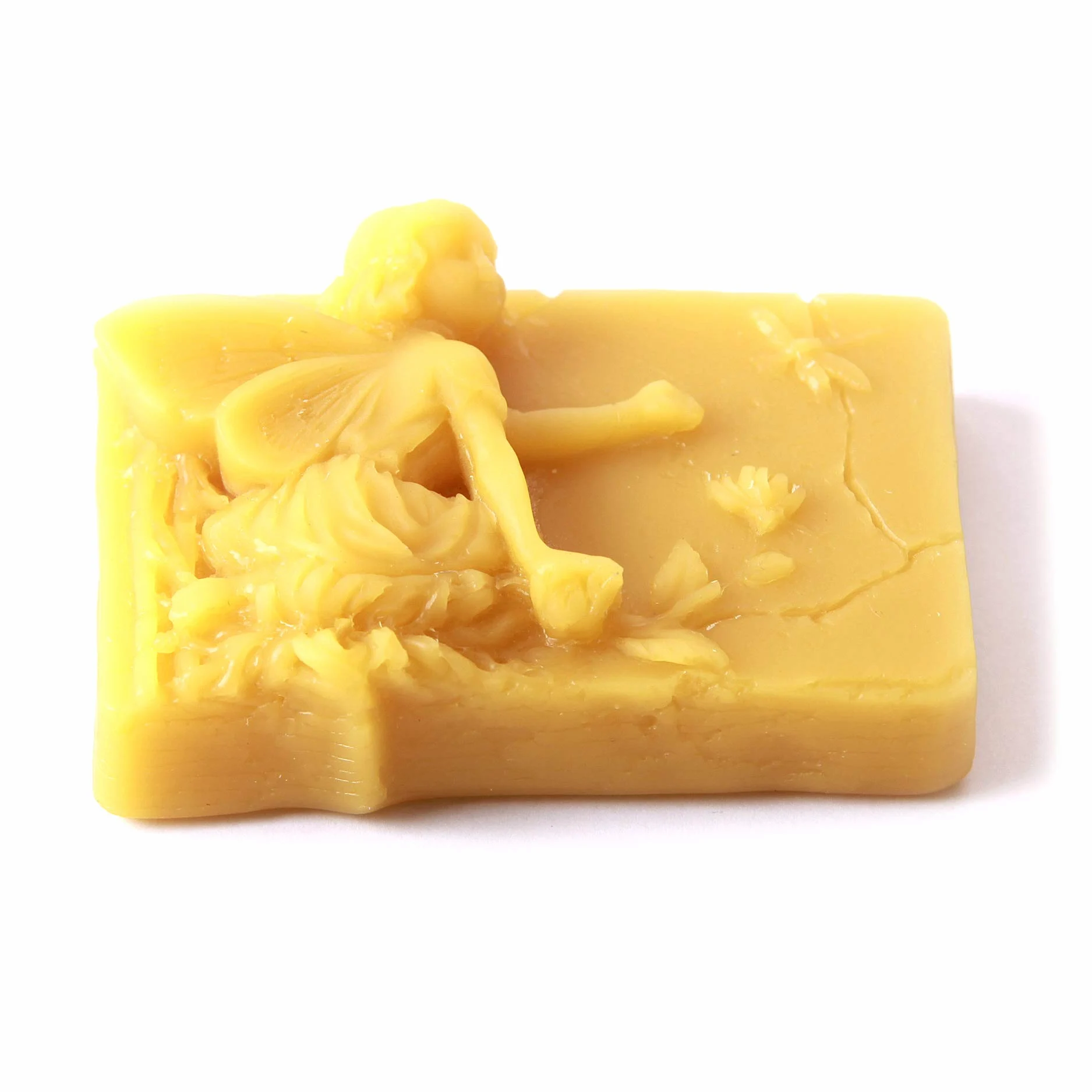 Molde de silicona rectangular de hadas y flores x 10