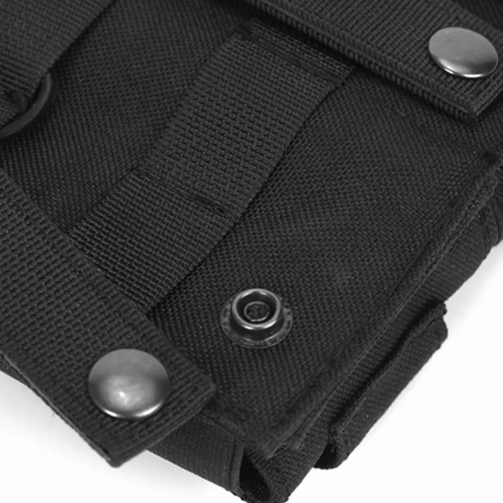 Bolsa para Cargador Molle, Bolsa Triple con Apertura Superior, Bolsa Táctica para Cargador de Pistola 5,56 mm