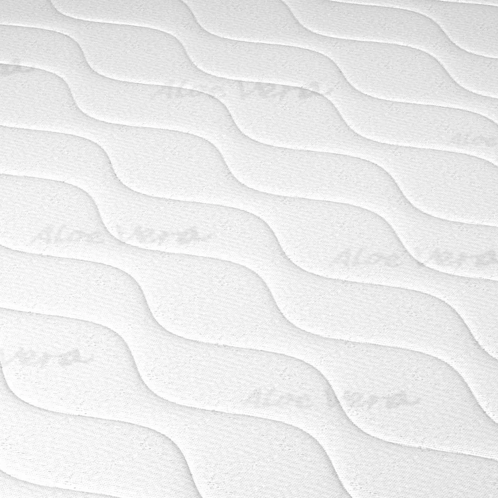 MiaSuite i sogni Italiani Colchón Plegable 90x200, 10 cm de Altura - Colchón de Espuma, Tejido Aloe Vera, Espuma HR, Plegable| Plus