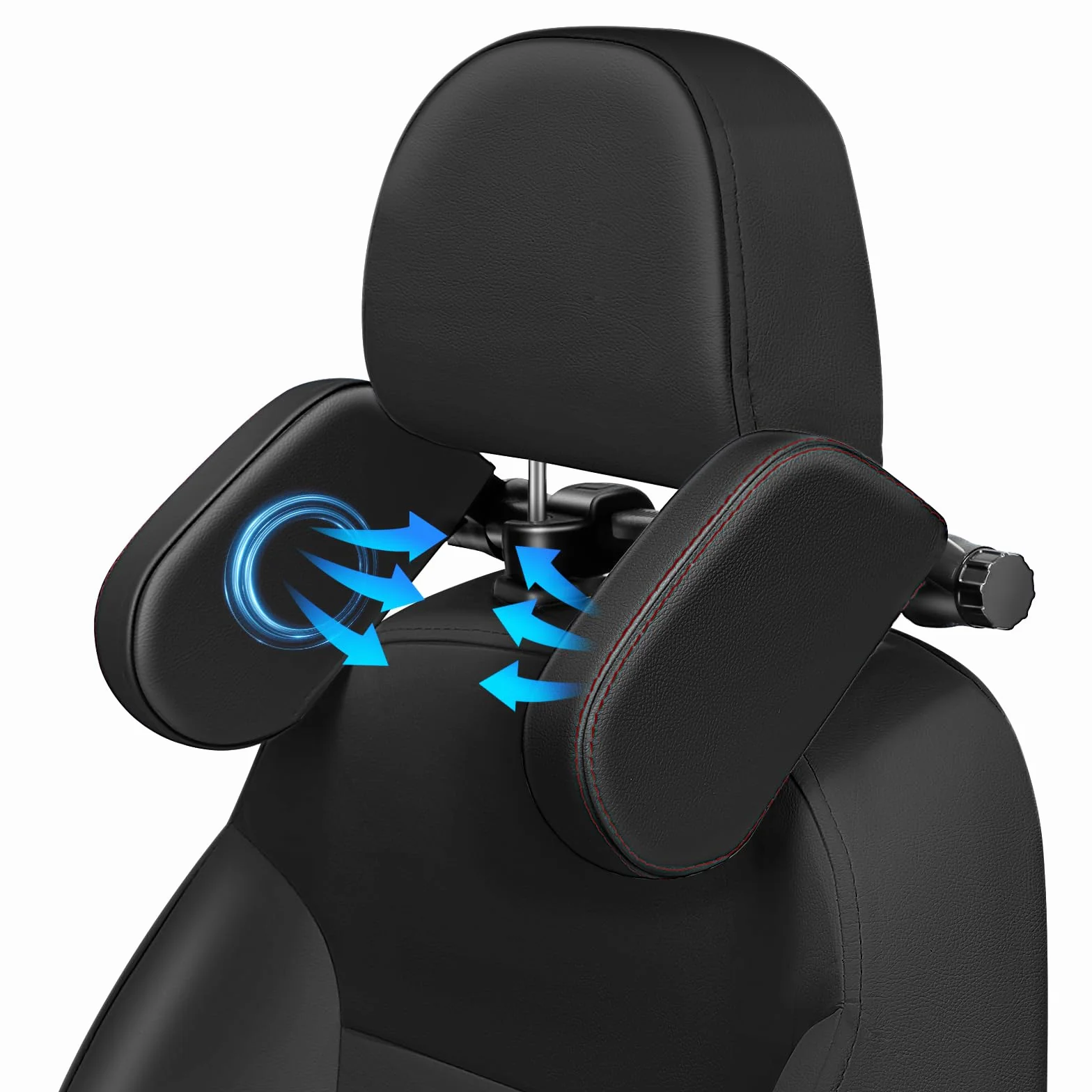 KAEFUYS Reposacabezas Coche Ajustable de 360 ​​​​°para Niños y Adultos Reposacabezas para Automóvil Fácil de Instalary Desmontable Material Suave y Transpirable para una Experiencia de Viaje Cómoda