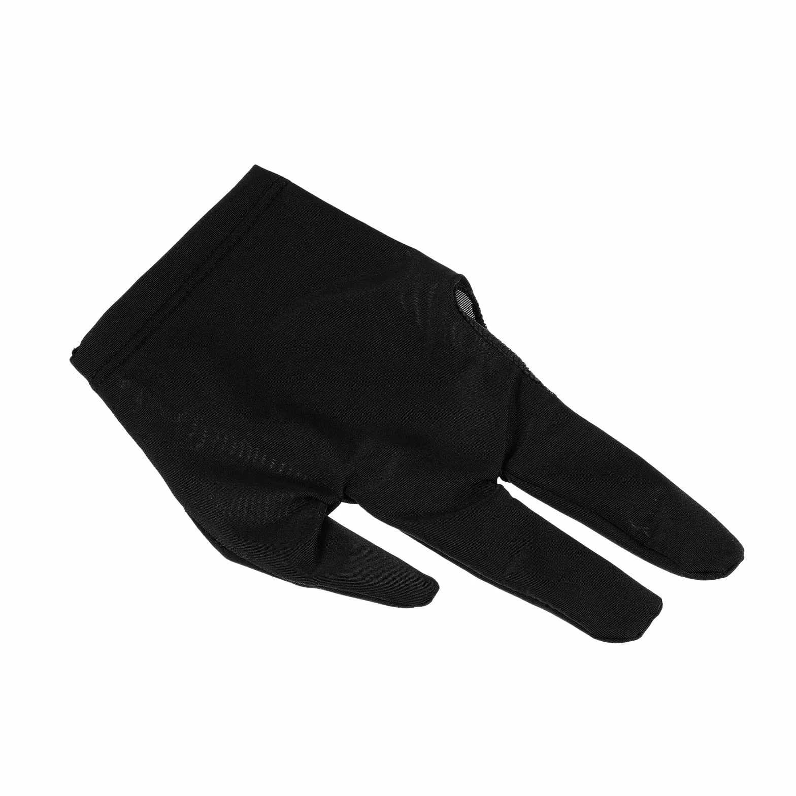 zalati Guantes de billar de tres dedos para taco de billar, licra y licra para mano izquierda y derecha, color rojo