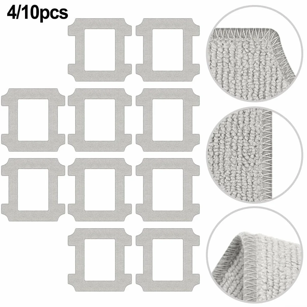 Kit de trapeador para Dreame para C1 para estación C1, limpiador de ventanas, trapos de limpieza de microfibra, lavable, fácil instalación (paquete de 10)