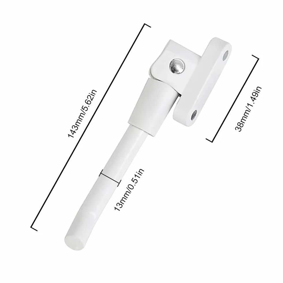 Butyeak Pata de Cabra para Xiaomi M365 Scooter, Soporte de Estacionamiento Blanco