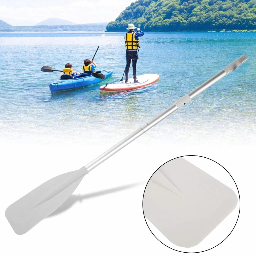 Remos para botes aleación de aluminio 2 piezas Kayak Paddle