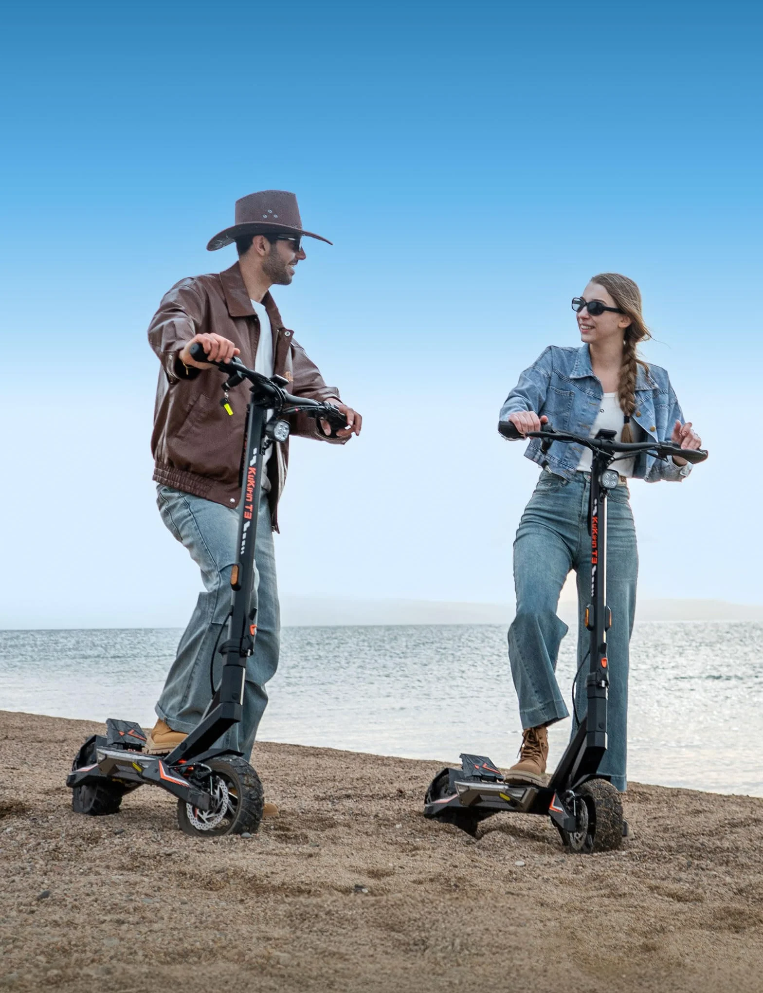 KuKirin T3 Patinete Eléctrico Todoterreno 10", 48V 15.6Ah 58Km Autonomía Doble Suspensión IP54