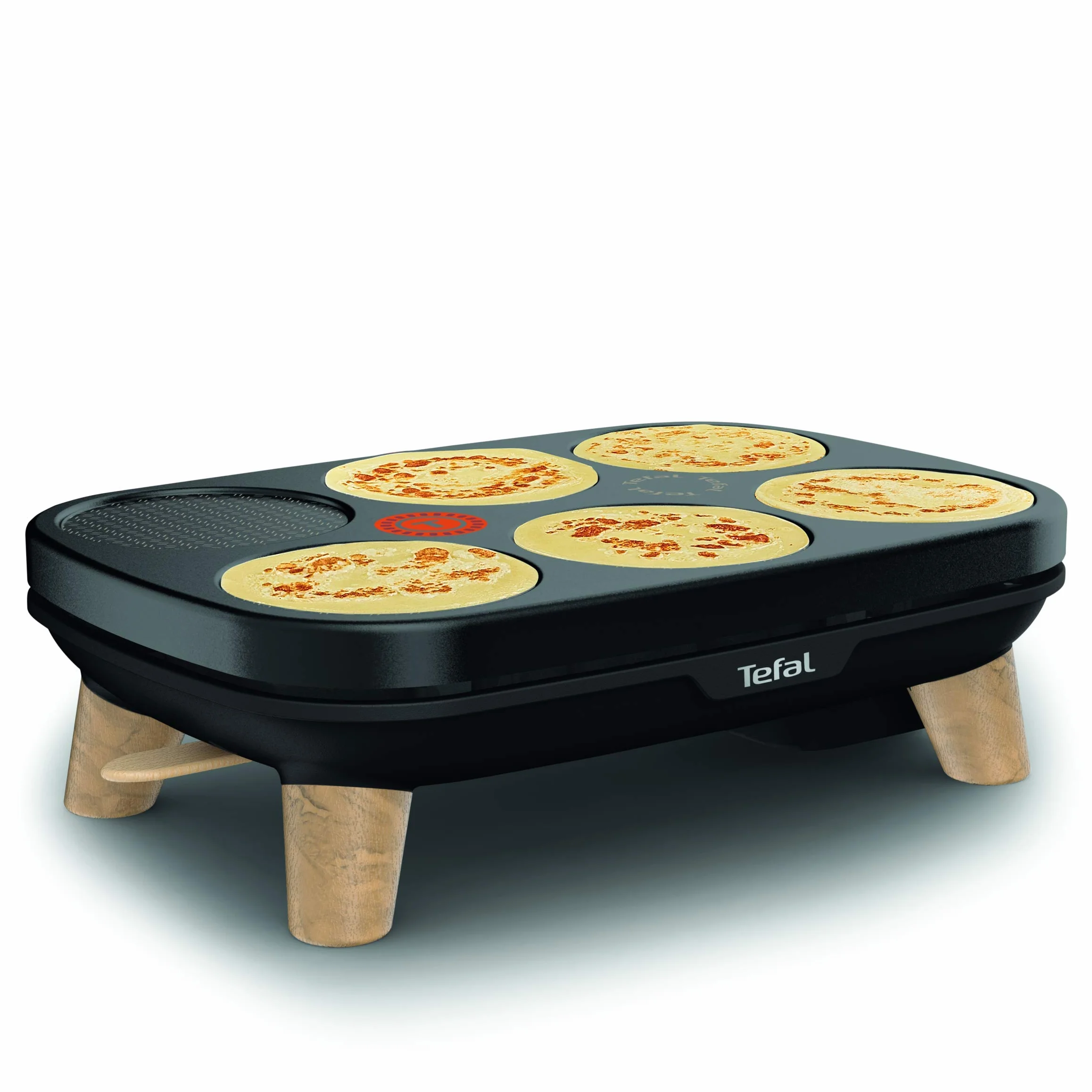 Tefal PY900D12 Gourmet crepiere Deux plaques amovibles antiadhesives Temperature reglable Multi usage crepes, galettes, pancakes