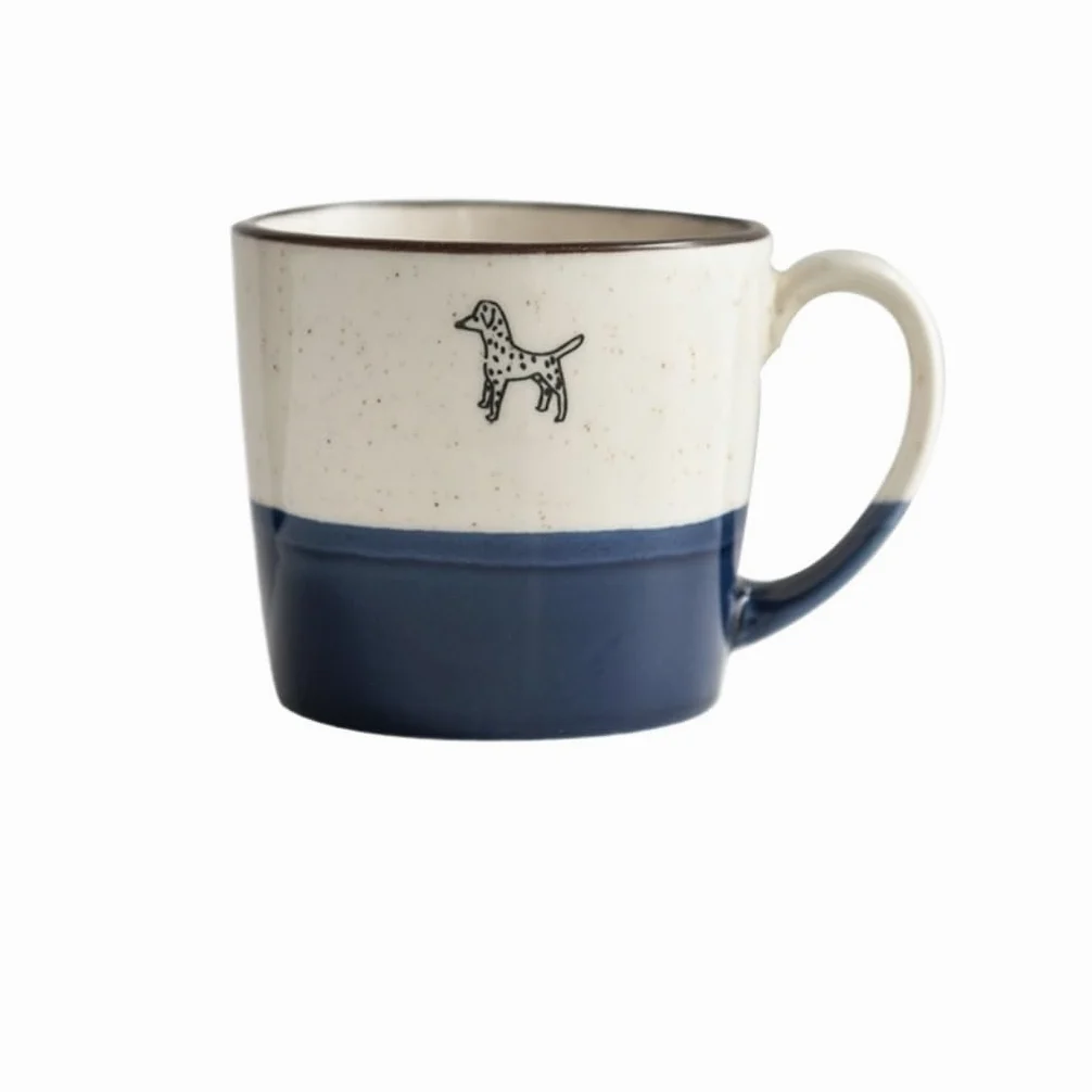 ENGENDER Tazas Cafe Taza De Cerámica Retro, Taza De Café For Oficina, Taza De Té, Taza De Agua Mug Cups(E)
