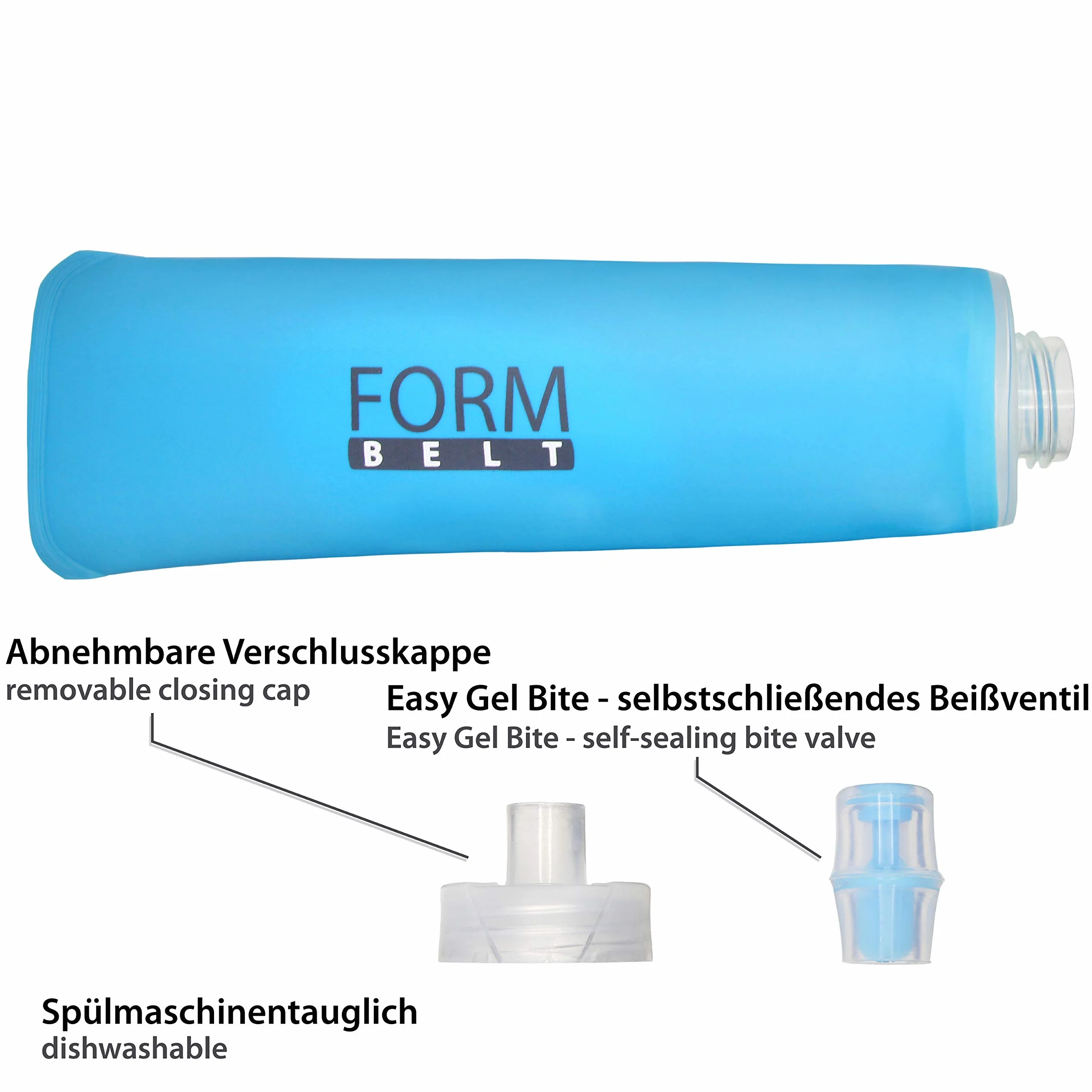 Formbelt Soft Flask 250 ml 350 ml Botella pequeña para Running Deportes