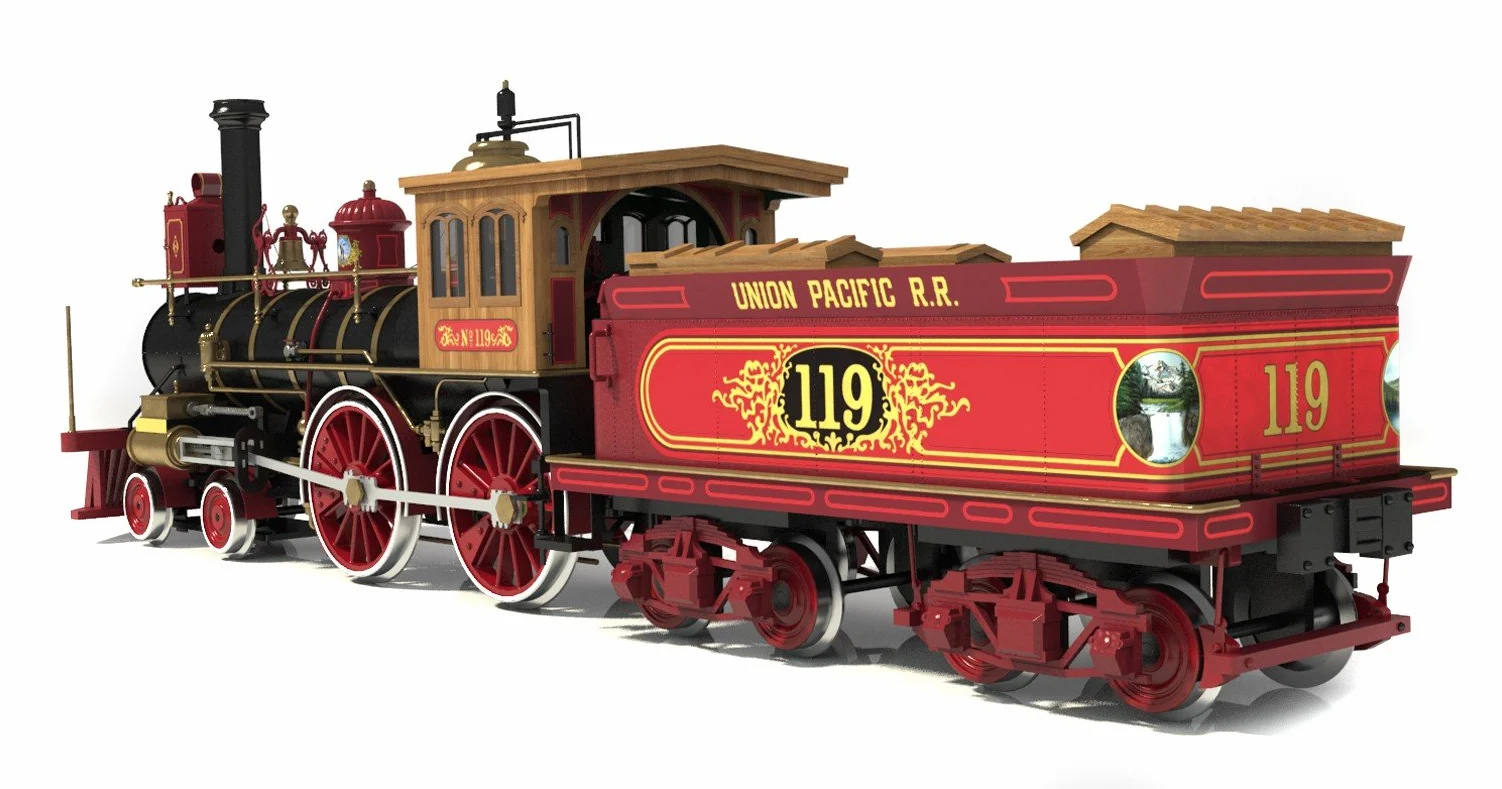 Occre 54008 Locomotora Rogers Nº 119 para Montar