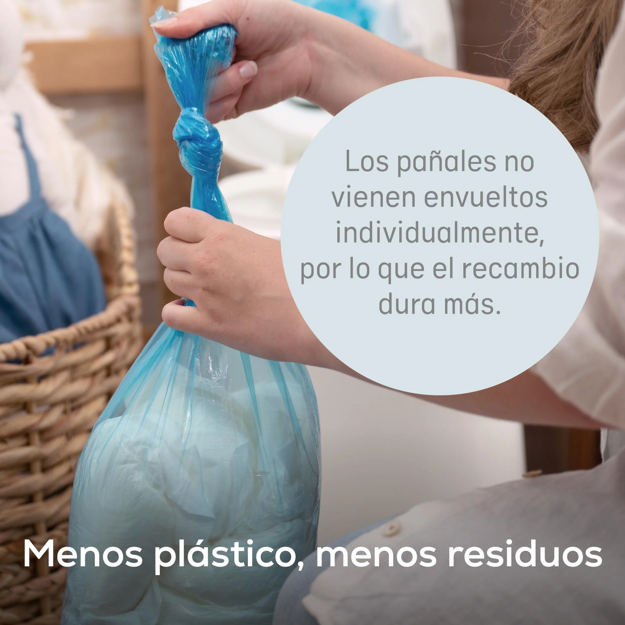 Angelcare Recambios octogonales para papelera de pañales, 3 Recharges
