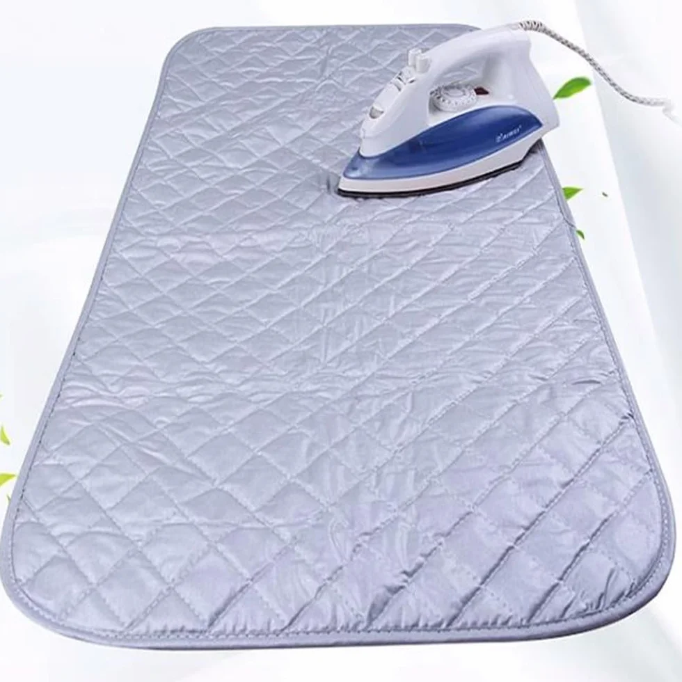 Esterilla de Planchado Plegable, Funda Acolchada, Gruesa y Resistente al Calor. ,Fundas para Tablas de Planchar(19x33inch( 85x48 cm))