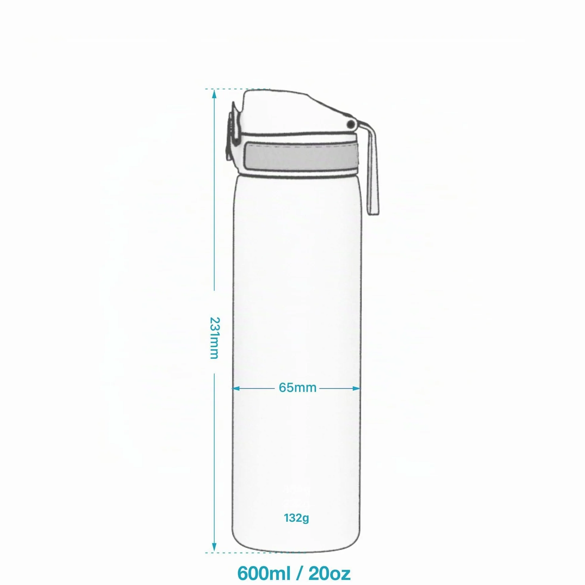 ion8 Botella Agua 500ml a Prueba de Fugas Sin BPA Apta para Lavavajillas