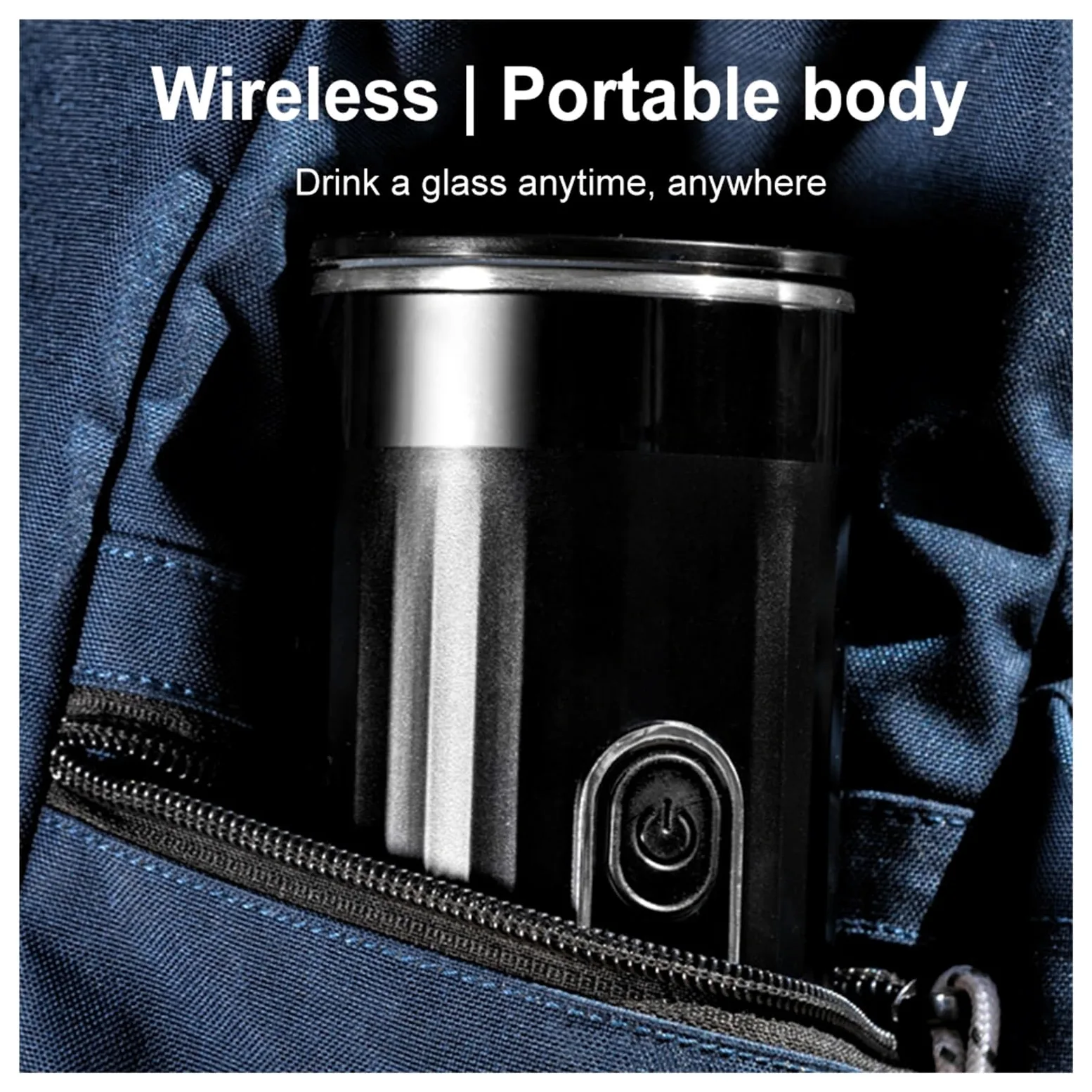 EDEDE Cafetera Portatil, Cafetera portátil con calefacción inalámbrica, Compatible con cápsulas y café molido, 3 en 1, for Viajes de Acampada para Viajes Camp