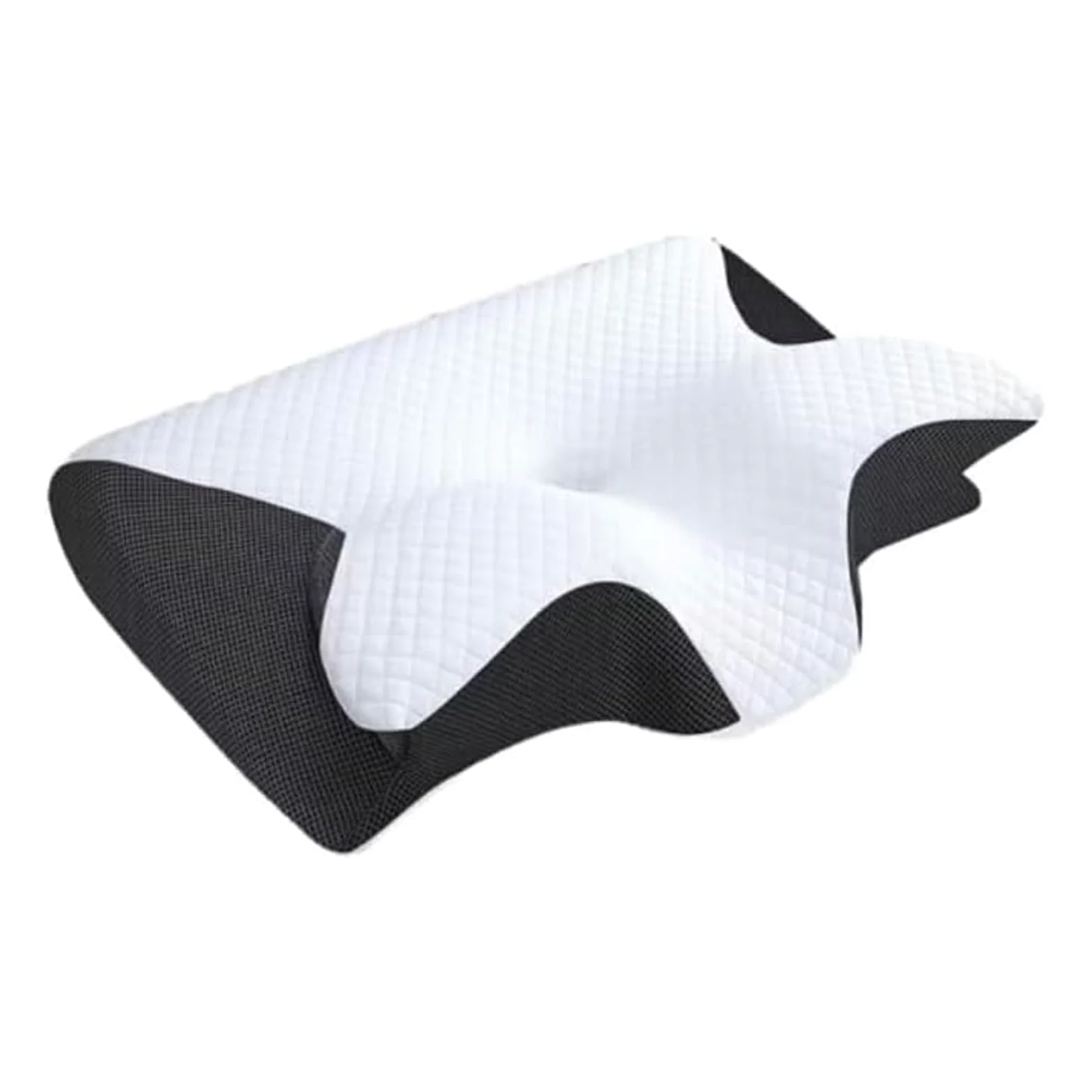 OrthoSleep – Alivio Cervical Almohada Cervical y Cuello 2 en 1, Ergonómica de Espuma de Memoria, con Funda Saca - Pone, Ideal para Dormir de Lado, de Espalda o de Vientre