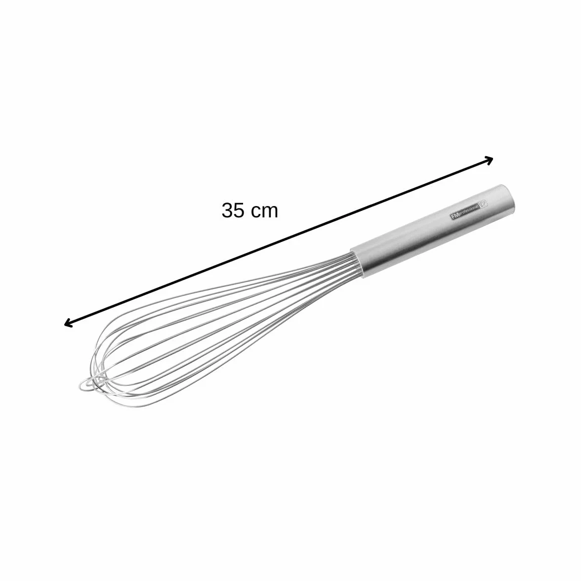 FMProfessional Batidor Varillas 35Cm, acero inox, color inox. 1 ud.