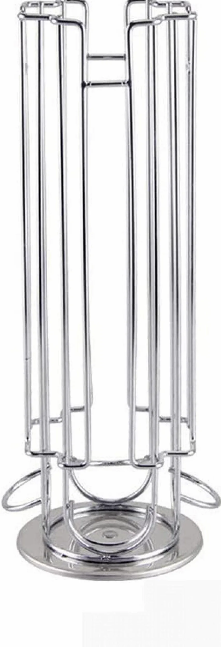 Soporte para cápsulas de café de metal de alta calidad, soporte cromado para torre, soporte para almacenamiento de cápsulas de café para cápsulas Dolce Gusto de 18 piezas,