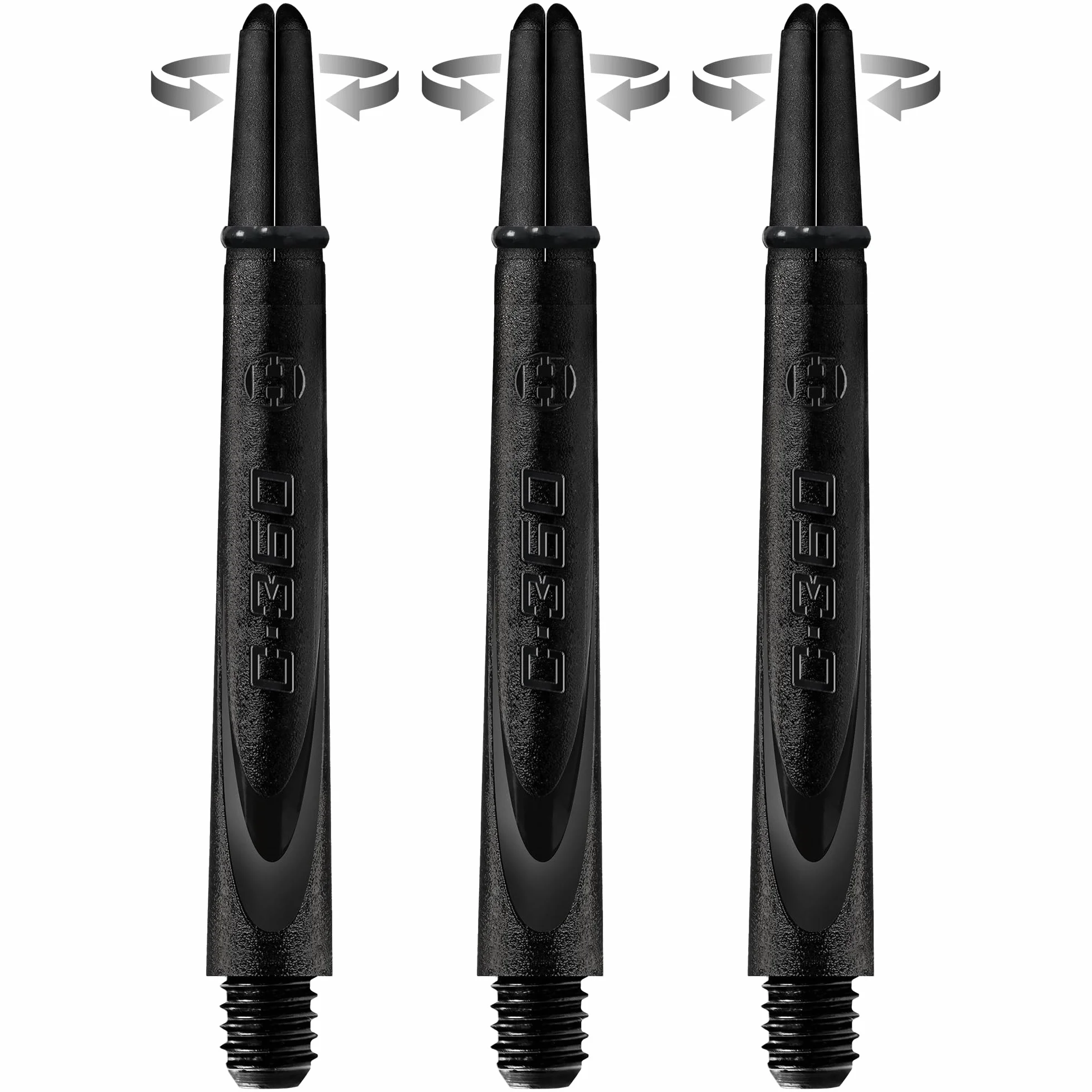Harrows Thor-Sports Darts Technology Carbon 360 Shafts, Rotating Carbon Top