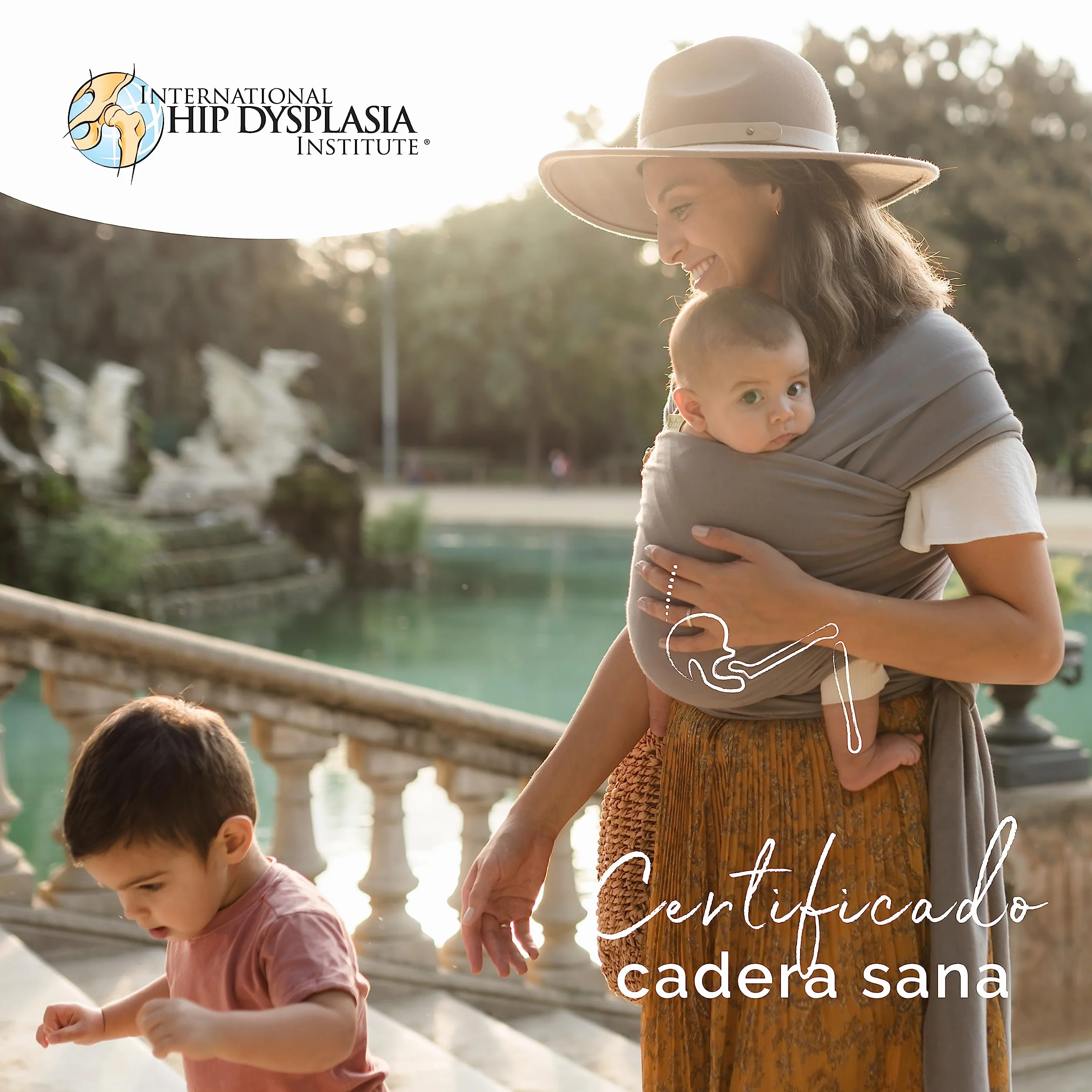 Boba Wrap Fular Elástico Portabebé Pañuelo Porteo Ergonómico Bandolera Ajustable Gray