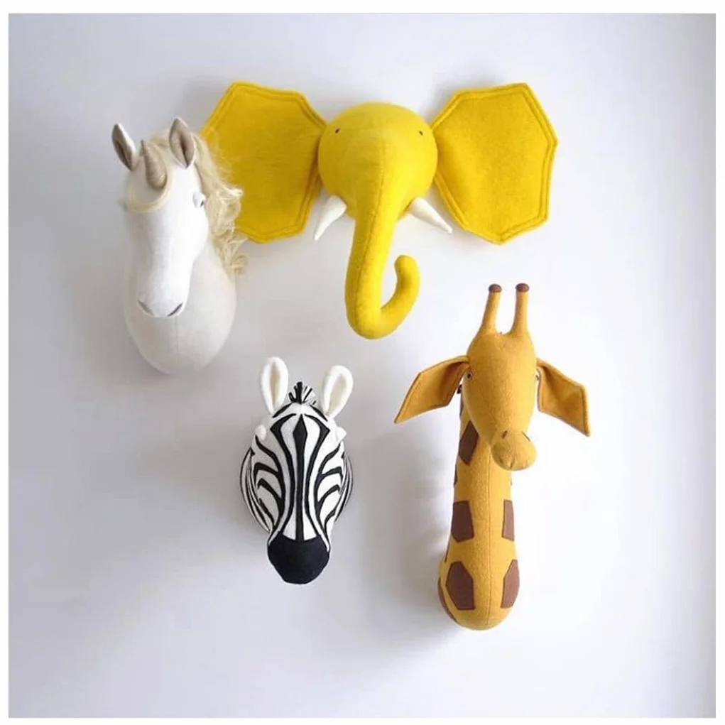 Cebra de Peluche Colgante para Pared Decoración Infantil SouiWuzi