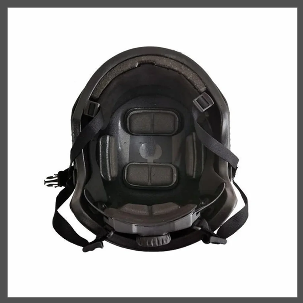 Con La Bolsa Almacenamiento Casco 1,3 KG De Alta Resistencia NIJ IIIA Kevlar Casco Antibalas Militar Rápido, 10 Mm De Espesor, Para CS Al Aire Libre Táctico Airsoft Paintball Juego Caza ( Color : T )