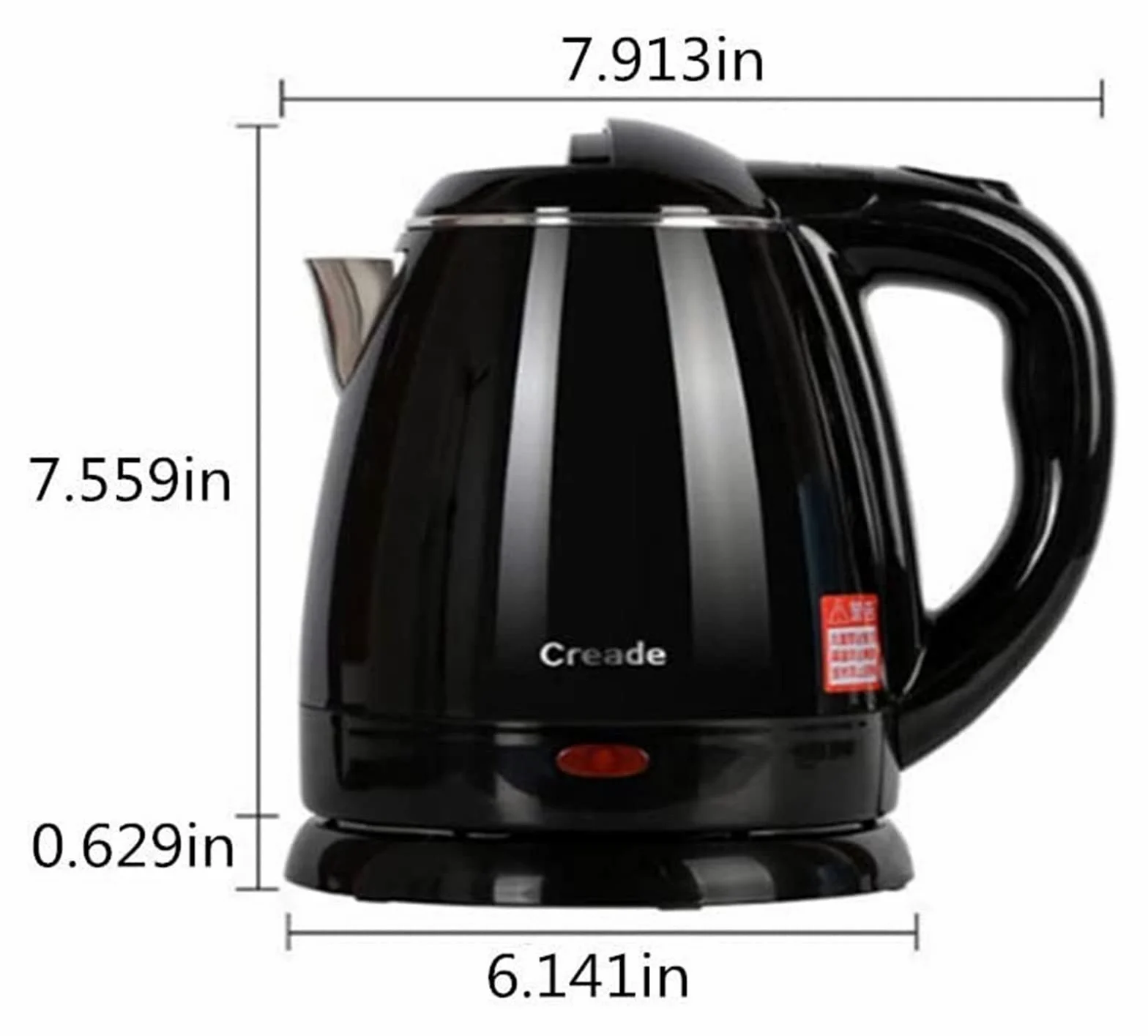 Hervidor eléctrico de café de preparación rápida, hervidor de agua con silbato, autoapagado, autoprotección en seco antiquemaduras, termo de temperatura constante The New