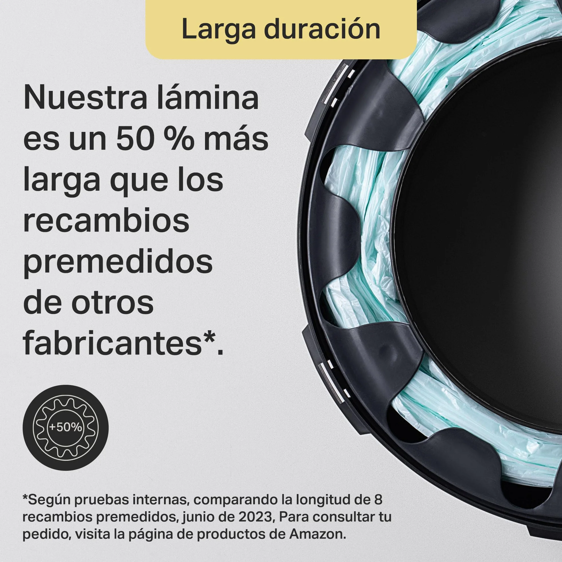 Tommee Tippee Cartuchos de Recambio para Contenedor de Pañales Twist & Click, Pack de 8 x 10,5 m