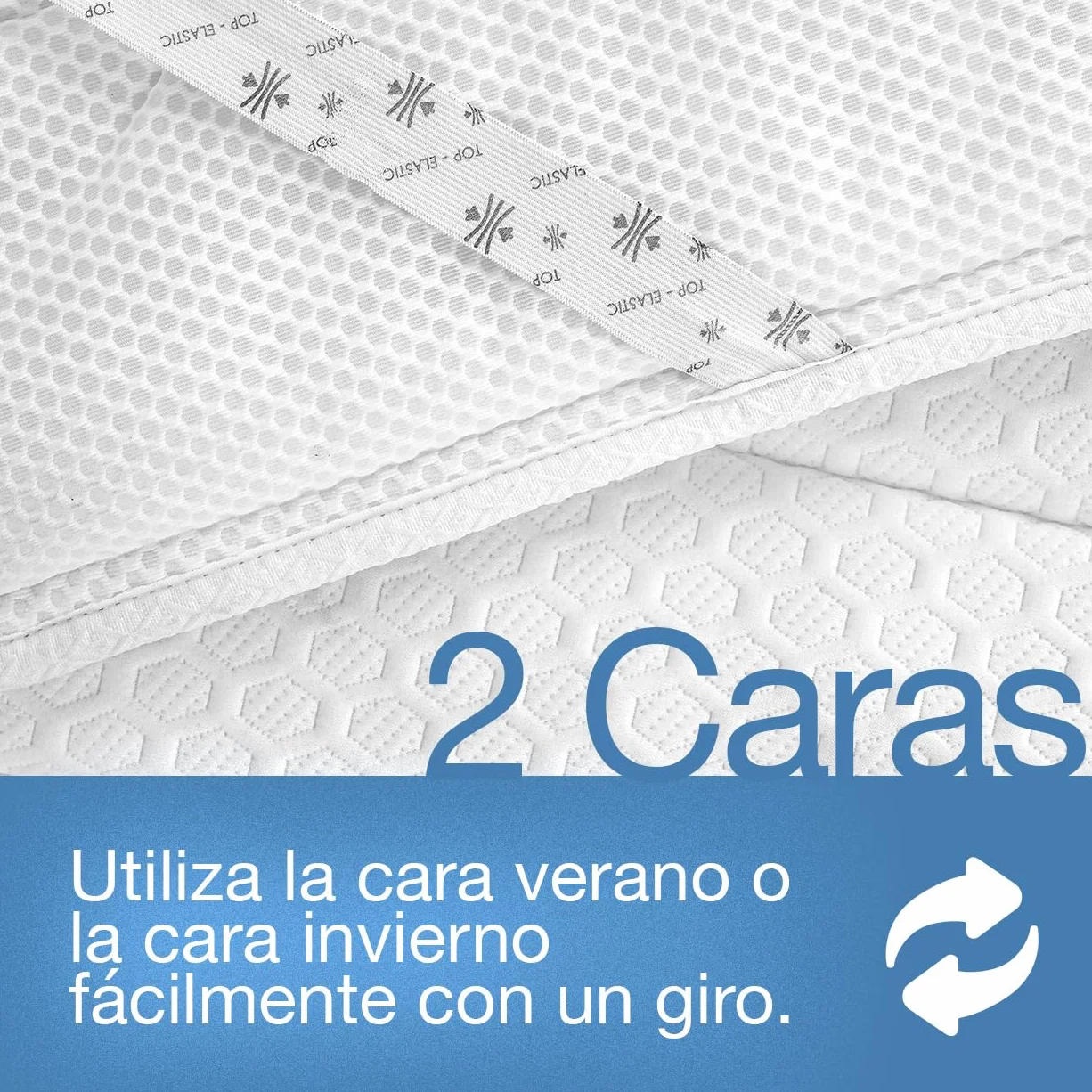 Kuo Dream Topper Visco | Sobrecolchón Viscoelástico | Grosor 4 cm | Mejora tu Calidad de sueño | 135 x 200 cm