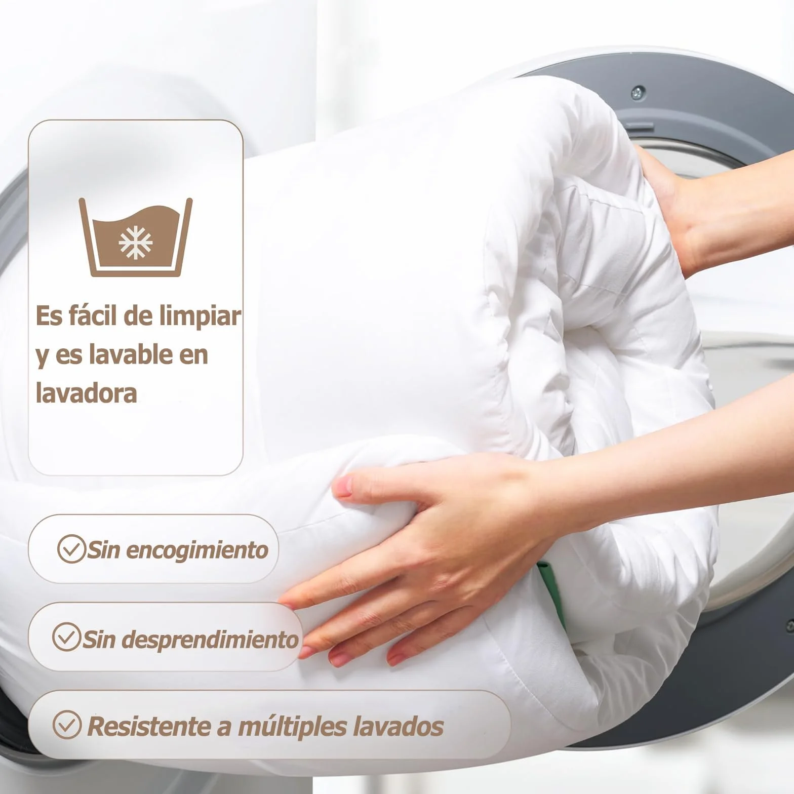 Mattress Topper 150x200 cm – Sobrecolchón de Microfibra Suave, Mejora el Confort y Alarga la Vida del Colchón, para Camas, Sofás Cama, Colchones Hinchables y Protección de Colchón, Altura 3 cm