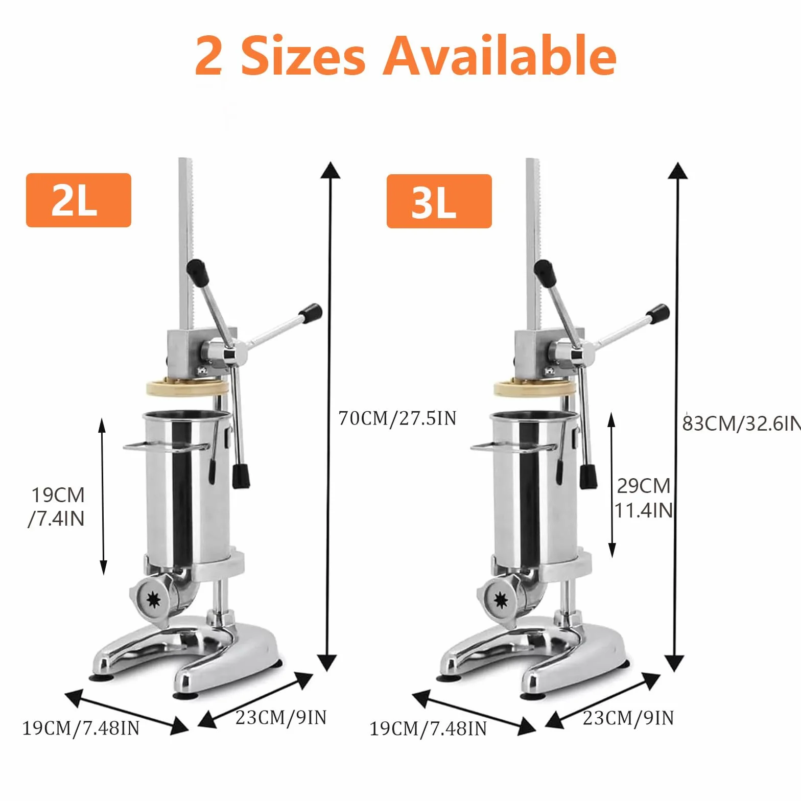 MáQuina para Hacer Churros Manual Comercial, MáQuina para Hacer Rosquillas Manual, MáQuina para Hacer Churros EspañOles De Acero Inoxidable con 5 Boquillas,2L