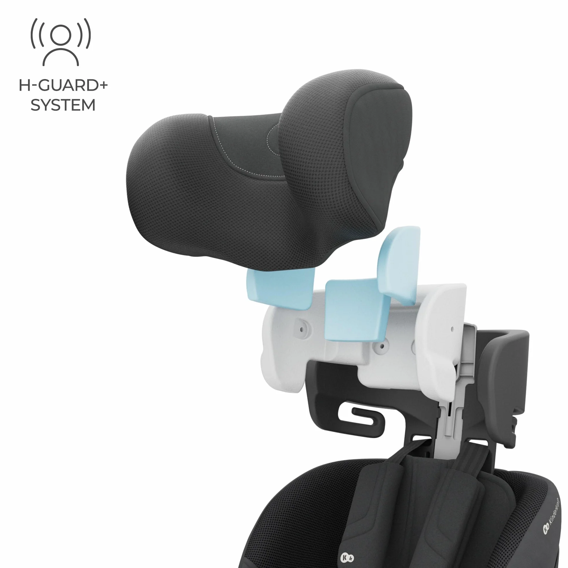 Kinderkraft I-GROW 2 PRO Silla de coche I-SIZE 40-150 cm Isofix 360º Grupo 0+/1/2/3 0-36 kg Negro