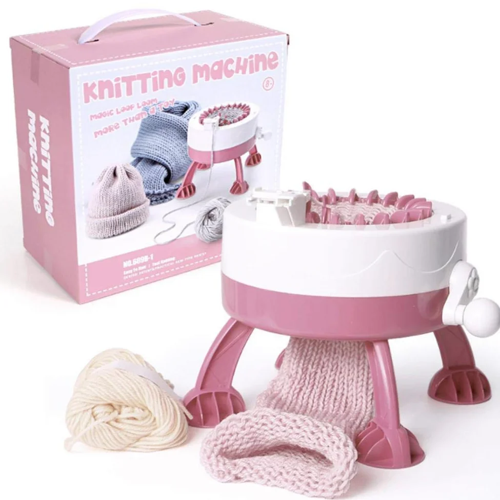 Máquina de Tejer de 22 Agujas con Contador de Filas, Kit Inteligente para Adultos y Niños