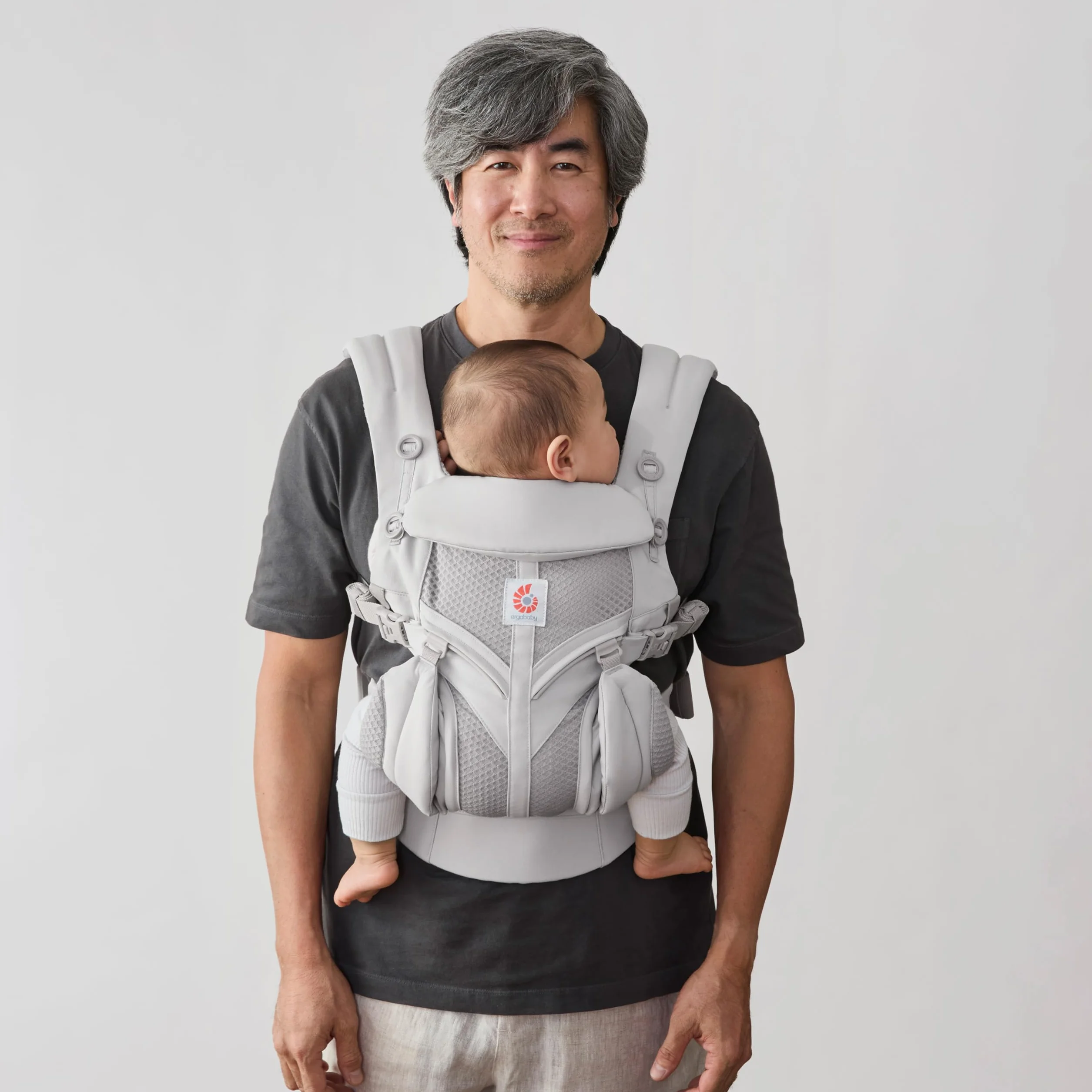 Ergobaby Omni 360 Cool Air Mesh Portabebés Ergonómico 4 Posiciones Gris Perla